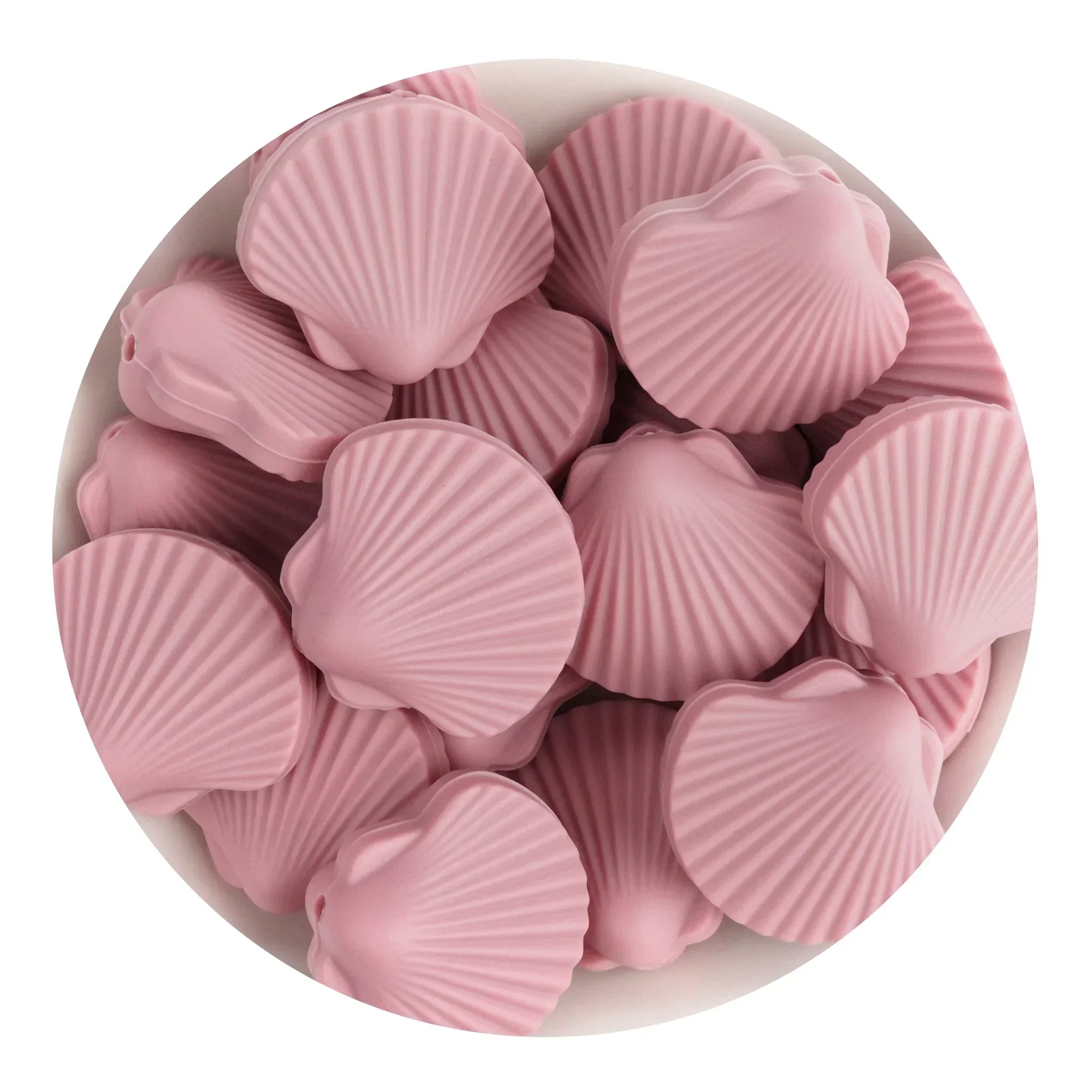Silicone Focal Bead Sea Shell - Blush (5 Beads) | Bulk Prices – Master ...