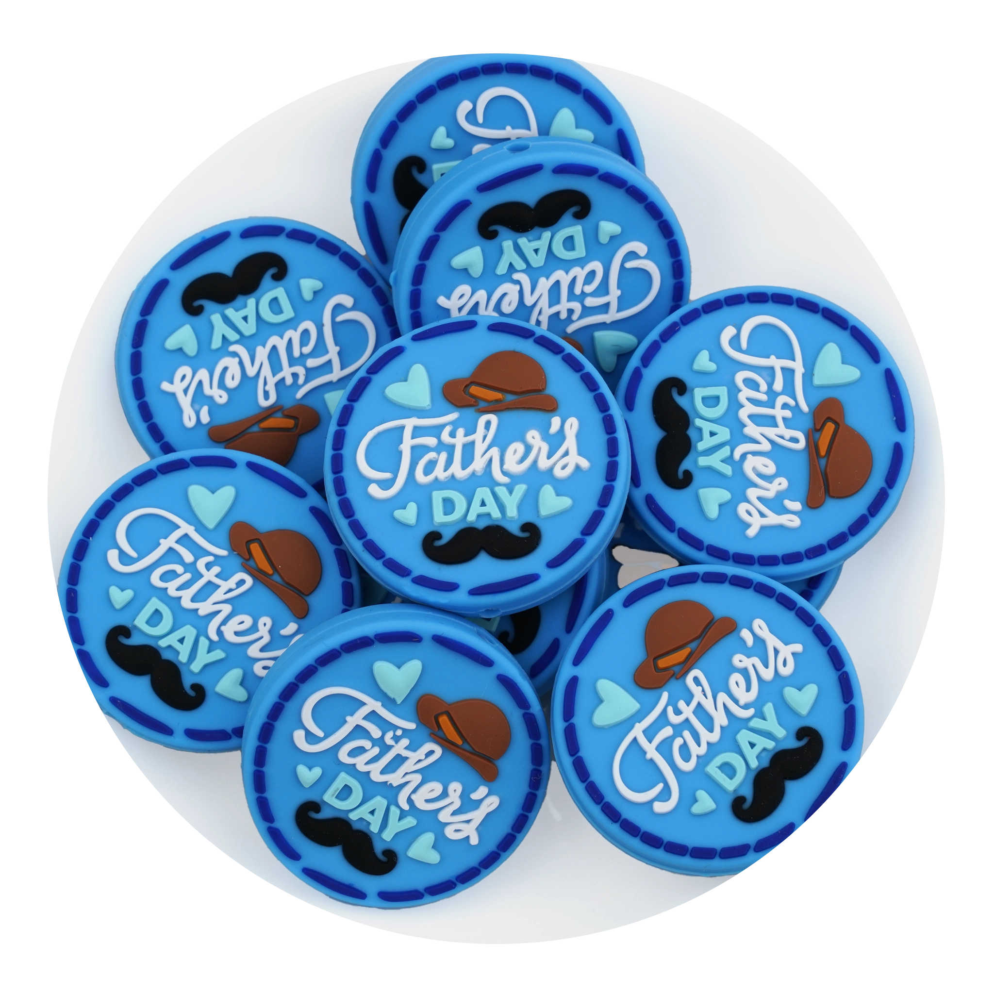 Dad Silicone Focal Beads | Master Maker Crafts - Wholesale Craft Supplies - Fast Shipping from Ohio DIY Craft Warehouse