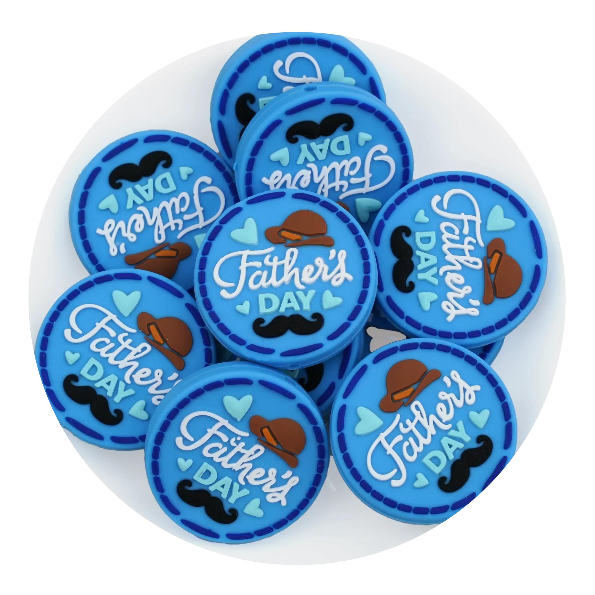 Dad Buttons Dad Silicone Focal Beads – Father’s Day, Tools, Parent & More – Master ...