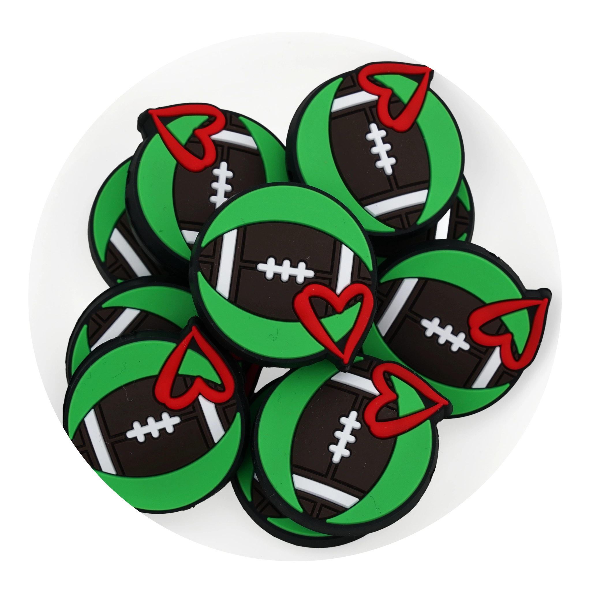 Sport Balls Silicone Focal Beads | Master Maker Crafts - Wholesale Craft Supplies - Fast Shipping from Ohio DIY Craft Warehouse