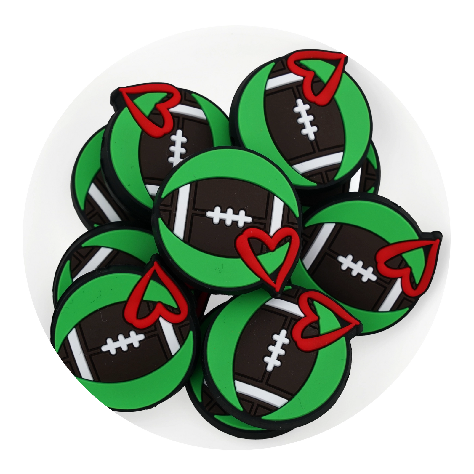 Sport Balls Silicone Focal Beads | Master Maker Crafts - Wholesale Craft Supplies - Fast Shipping from Ohio