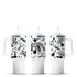 Salon-themed 40oz tumblers with black hair styling tool designs, Master Maker Crafts Ohio. DIY Craft Warehouse