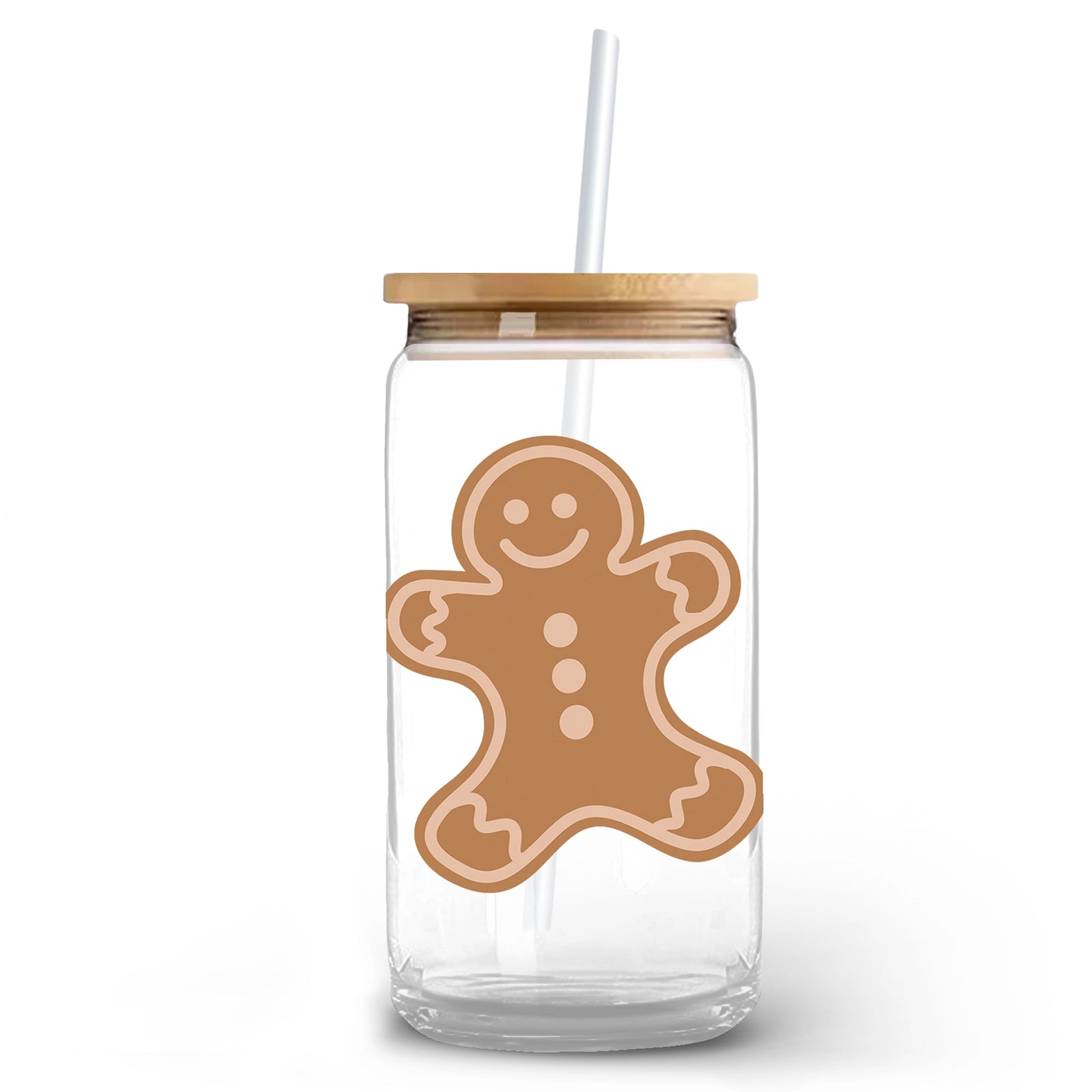 Master Maker Crafts -  UV DTF Decal - Gingerbread Man 2 Decals 3.5