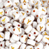 Master Maker Crafts wholesale white beads with gold Y letter, craft supplies Ohio fast shipping DIY Craft Warehouse