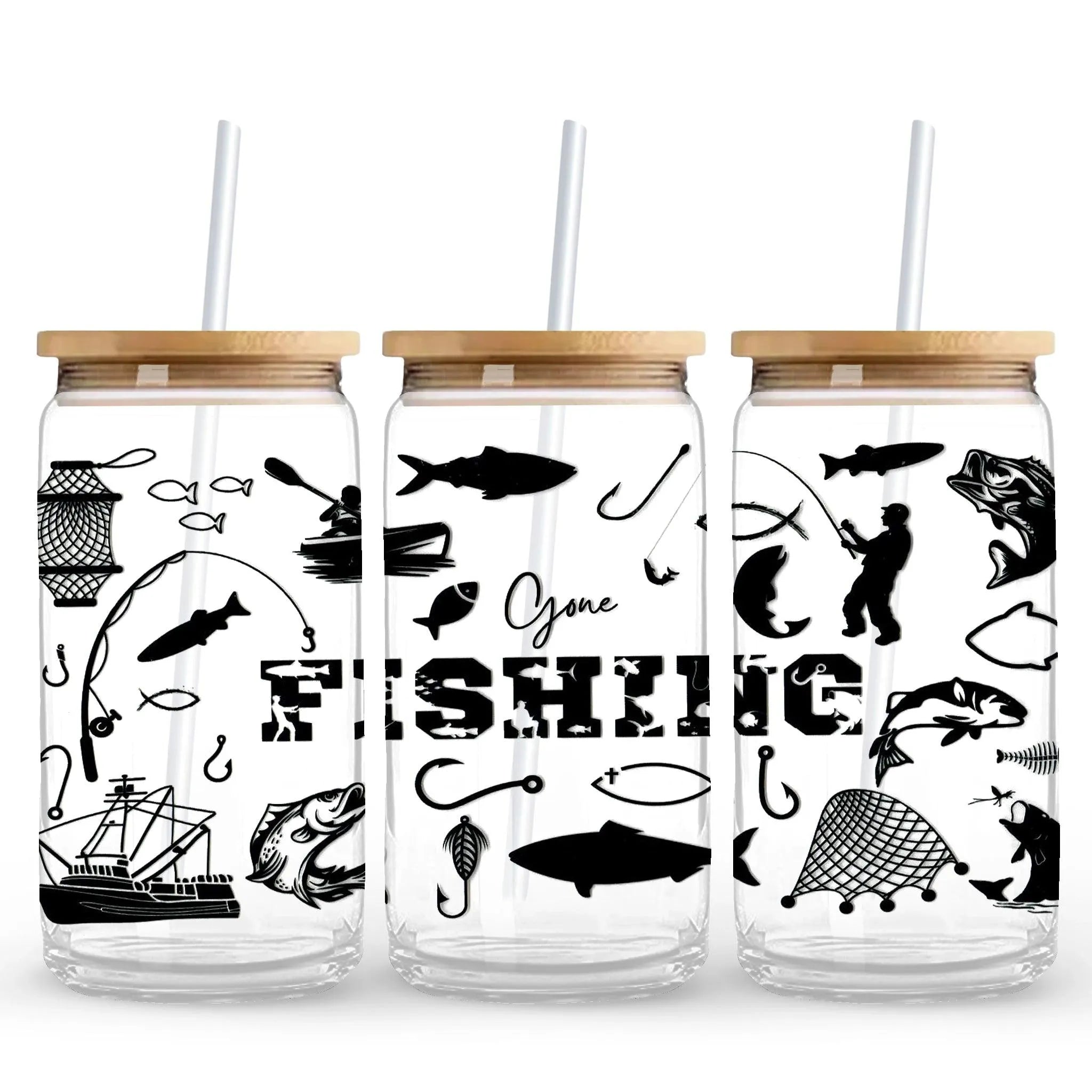 UV DTF Wrap - Gone Fishing - DIY Craft Warehouse DIY Craft Warehouse