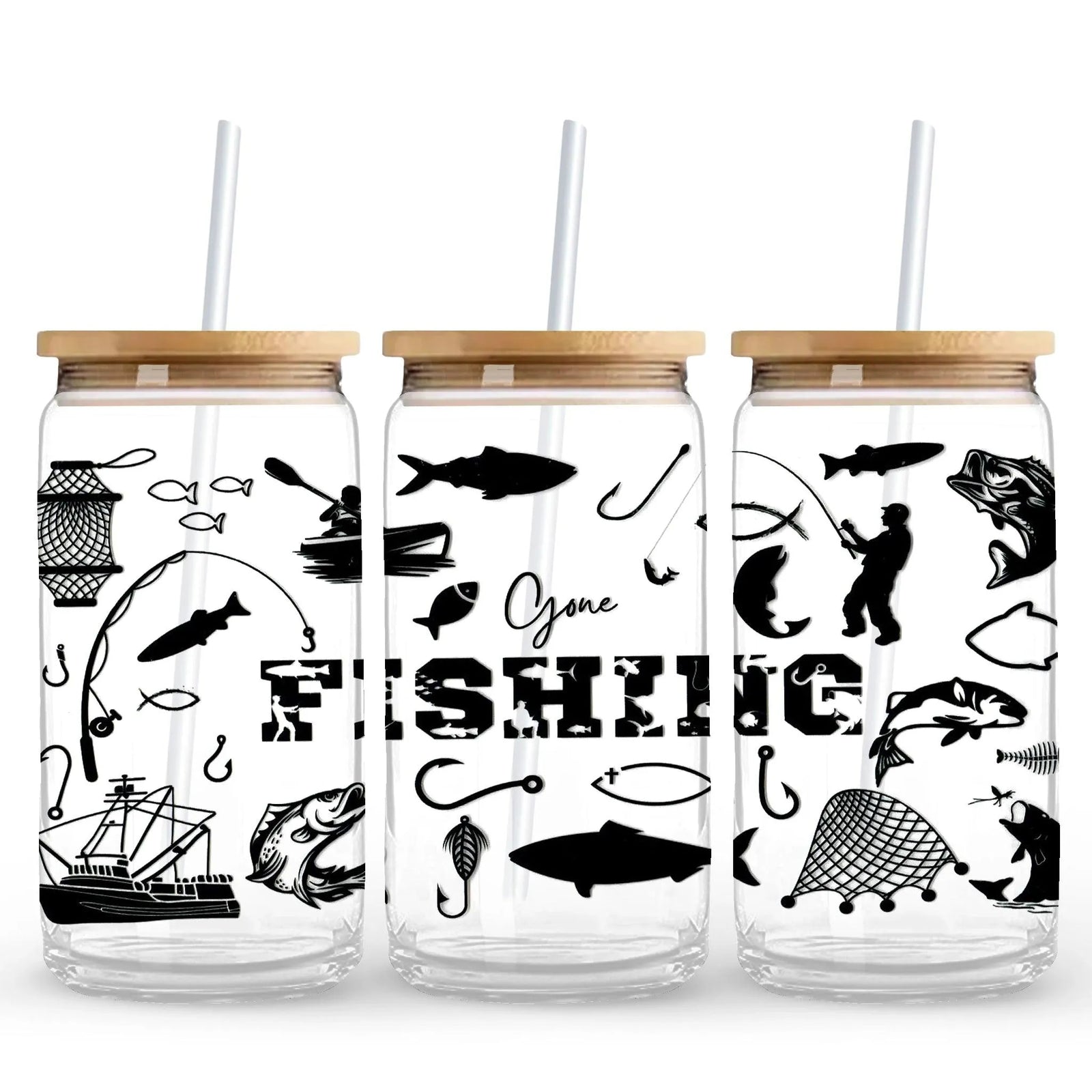 UV DTF Wrap - Gone Fishing - DIY Craft Warehouse