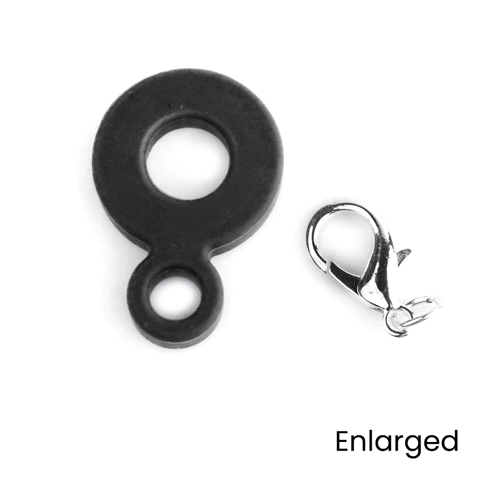 Master Maker Crafts -  Straw Charm Base - Black (5 per Bag) | Master Maker Crafts - Wholesale Craft Supplies - Fast Shipping from Ohio DIY Craft Warehouse