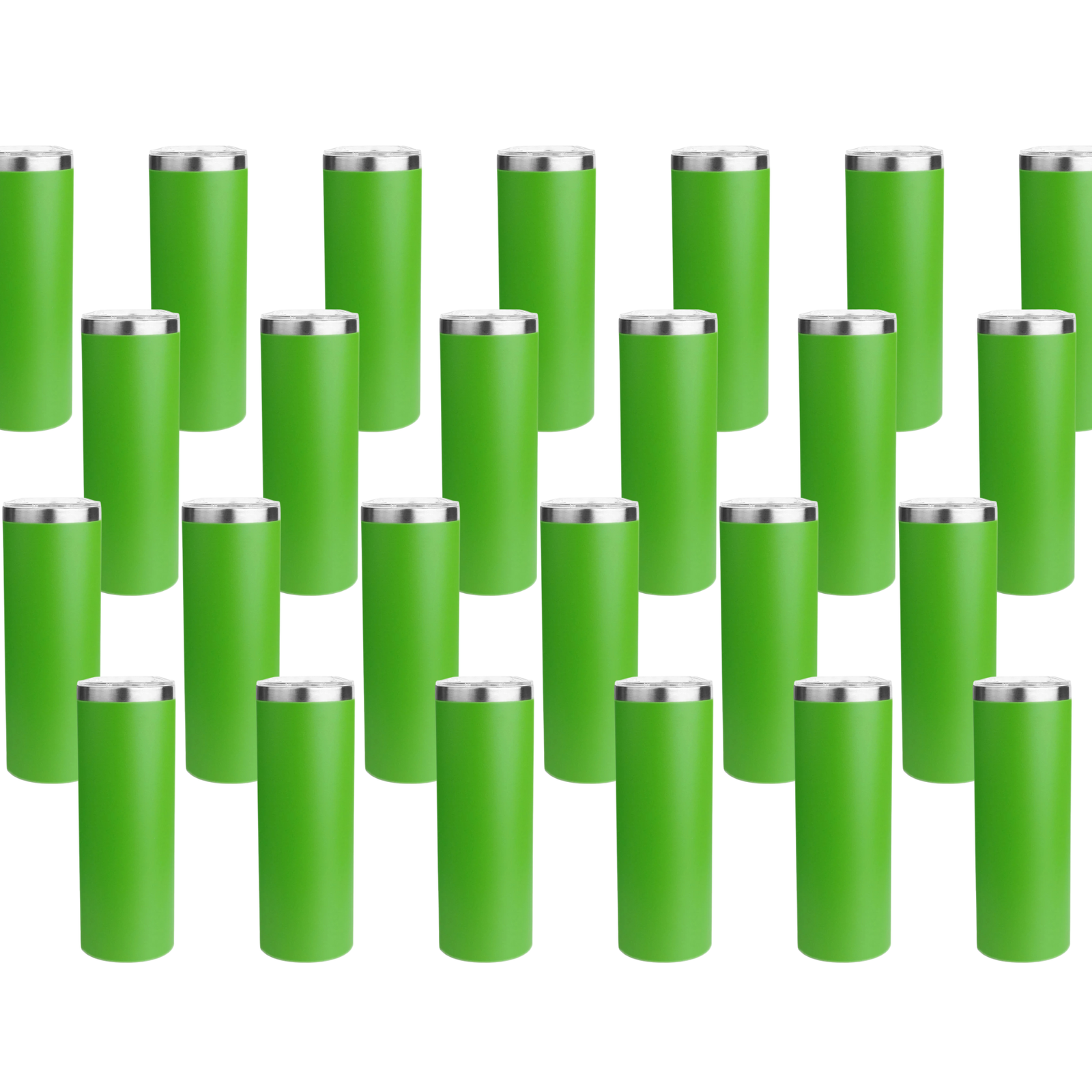 Master Maker Crafts -  20 oz Tall Skinny Tumbler - Green (25 Piece CASE) | Master Maker Crafts - Wholesale Craft Supplies - Fast Shipping from Ohio