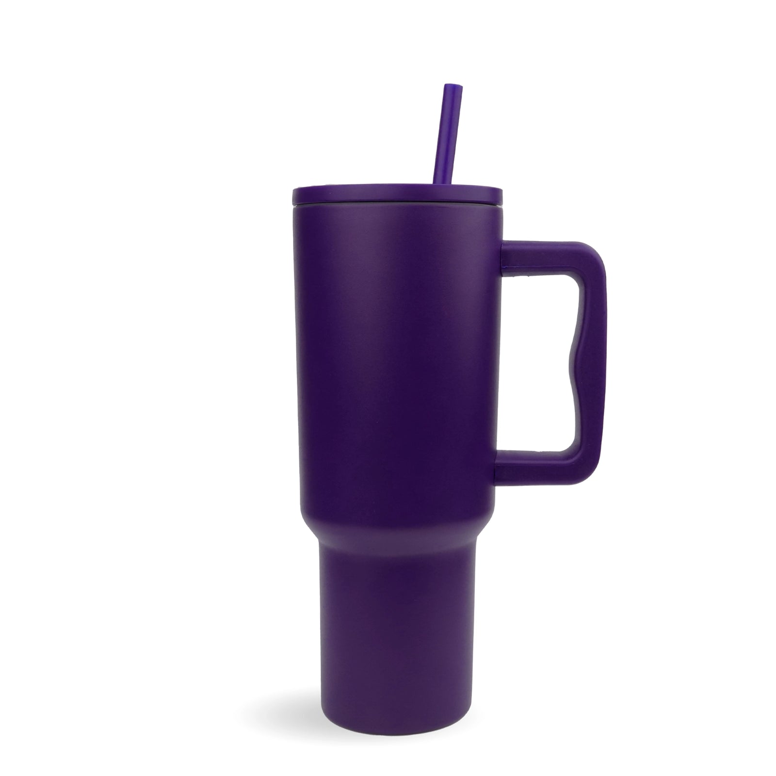 Master Maker Crafts -  40 oz Handled Tumbler Modern II Matte - Dark Purple (25 Piece CASE) | Master Maker Crafts - Wholesale Craft Supplies - Fast Shipping from Ohio