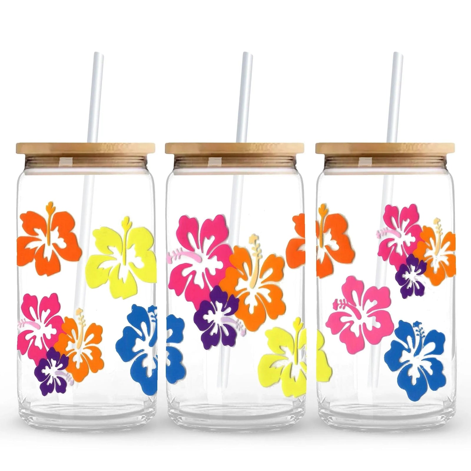 UV DTF Wrap - Hawaiian Flowers - DIY Craft Warehouse