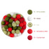 Holiday mistletoe color silicone beads in green, red, and white by Master Maker Crafts - Wholesale Craft Supplies - Fast Shipping Ohio. DIY Craft Warehouse