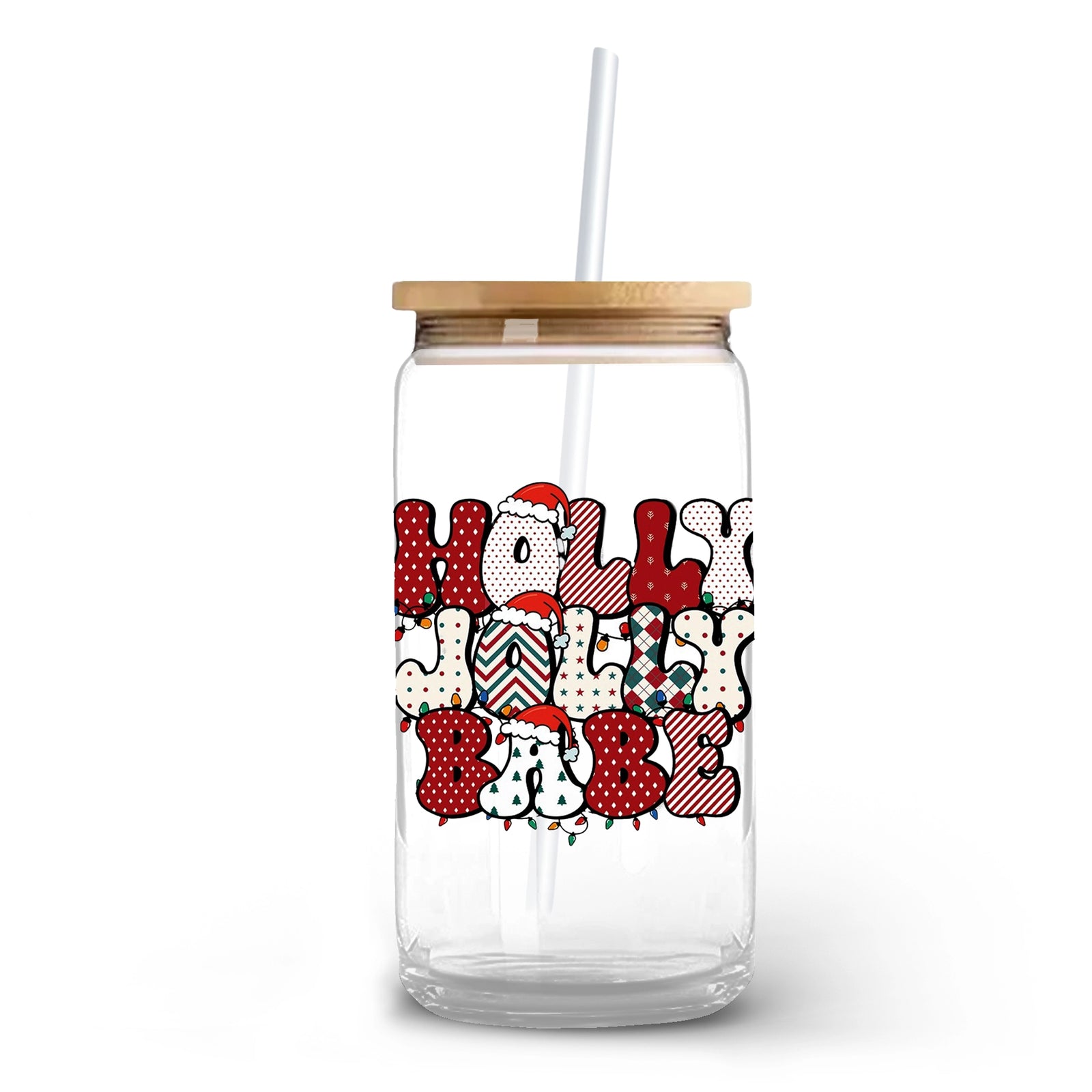 Master Maker Crafts -  UV DTF Decal - Holly Jolly Babe 2 Decals 3.5