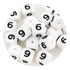 Master Maker Crafts wholesale white silicone number 6 beads for stringing, craft supplies Ohio DIY Craft Warehouse