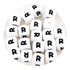 Master Maker Crafts wholesale white silicone letter R beads for stringing, fast shipping Ohio DIY Craft Warehouse