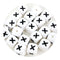 White silicone letter X beads, craft supplies, Master Maker Crafts wholesale Ohio DIY Craft Warehouse
