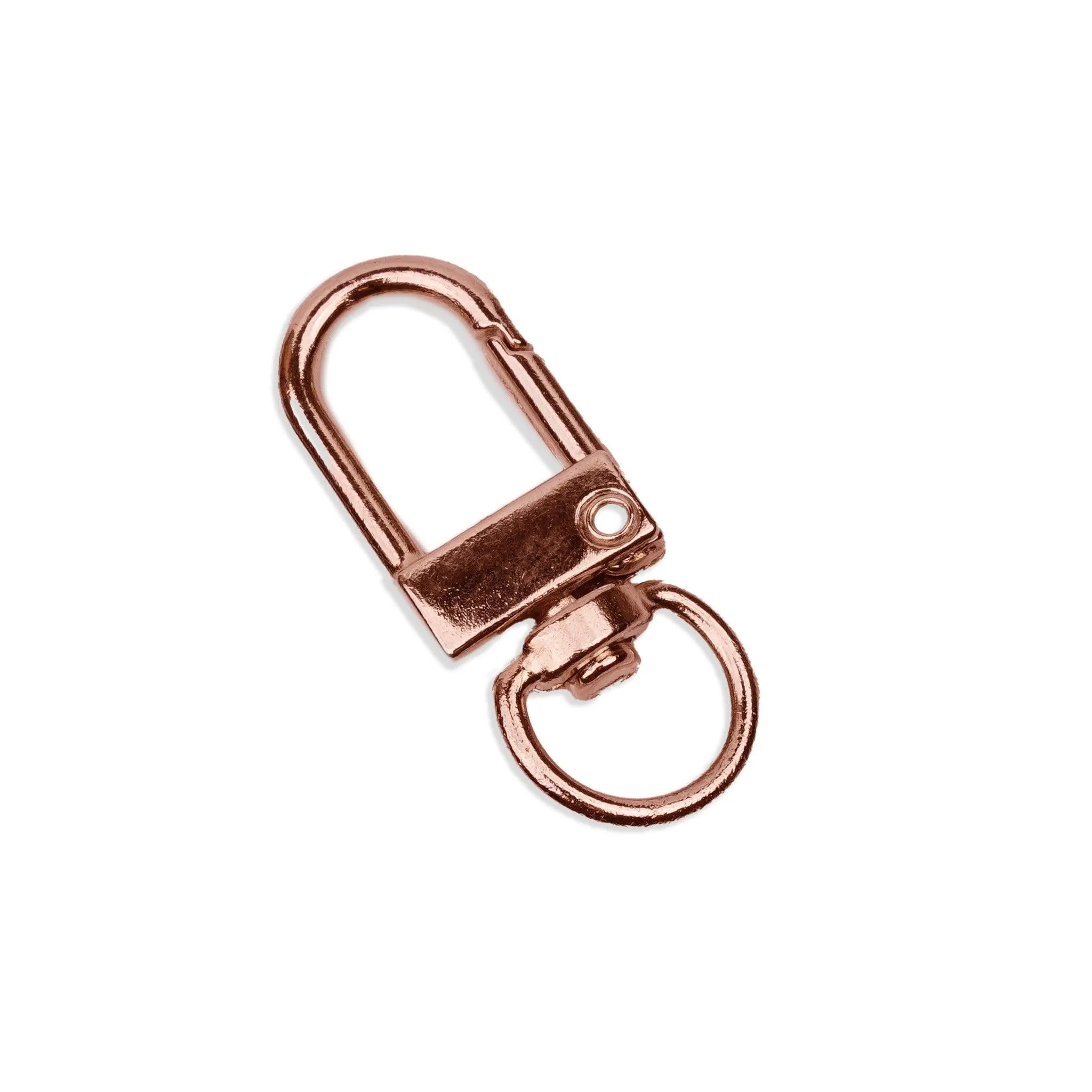 Standard Clasp & Swivel Ring - Rose Gold - DIY Craft Warehouse DIY Craft Warehouse