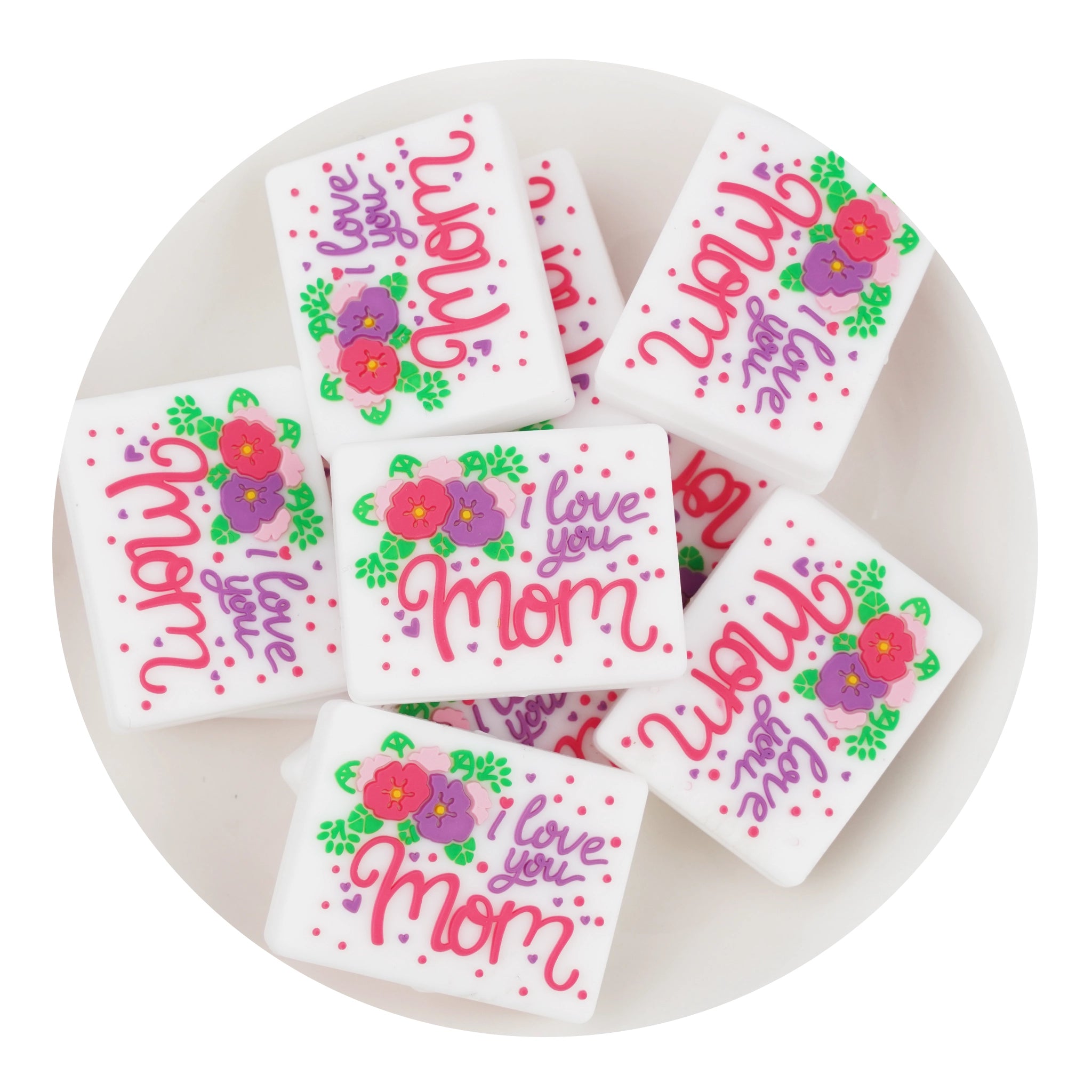 Mom Silicone Focal Beads | Master Maker Crafts - Wholesale Craft Supplies - Fast Shipping from Ohio DIY Craft Warehouse