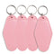 Retro Motel Keychain with Silver Ring - Light Pink - DIY Craft Warehouse DIY Craft Warehouse