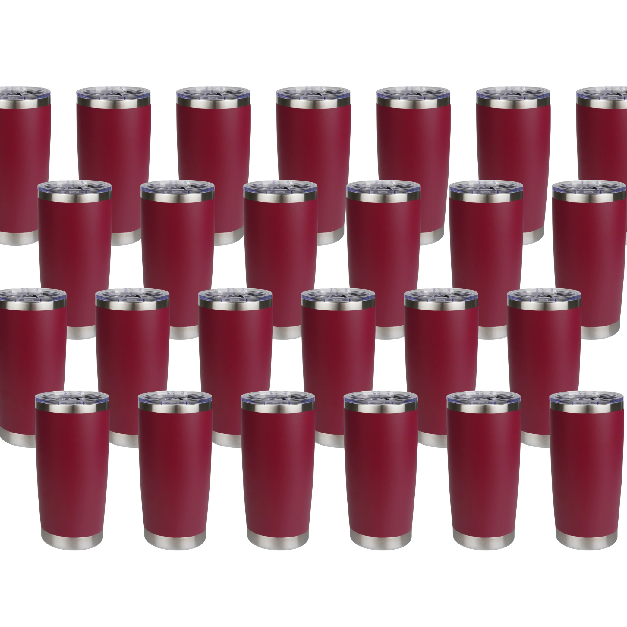 Master Maker Crafts -  20 oz Travel Tumbler - Maroon Red (25 Piece CASE) | Master Maker Crafts - Wholesale Craft Supplies - Fast Shipping from Ohio DIY Craft Warehouse