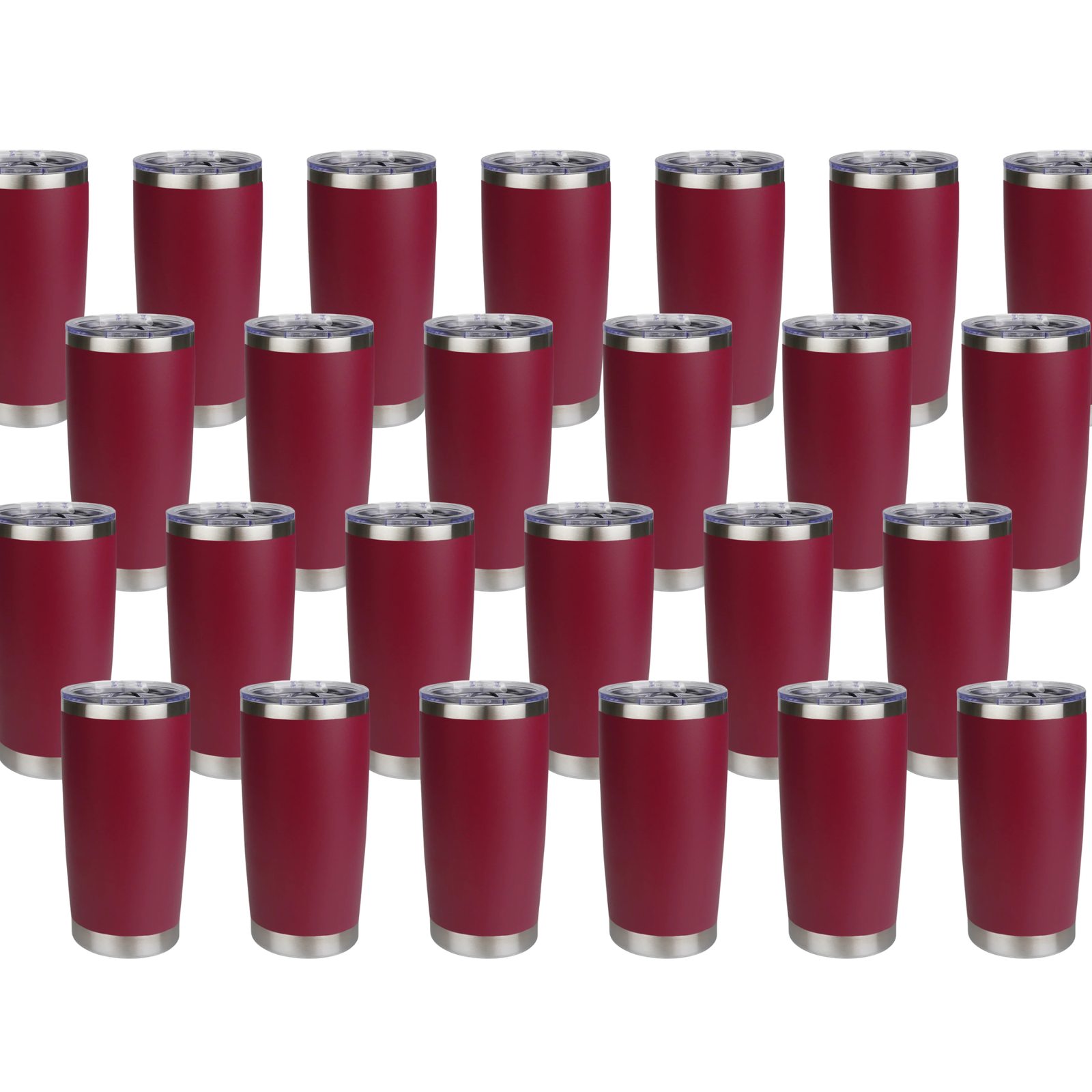 Master Maker Crafts -  20 oz Travel Tumbler - Maroon Red (25 Piece CASE) | Master Maker Crafts - Wholesale Craft Supplies - Fast Shipping from Ohio