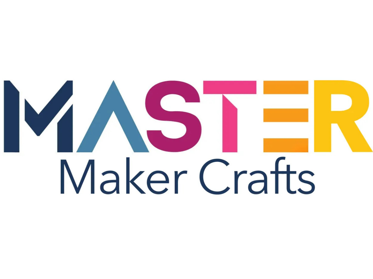 Colorful logo of 'MASTER Maker Crafts' on a white background DIY Craft Warehouse
