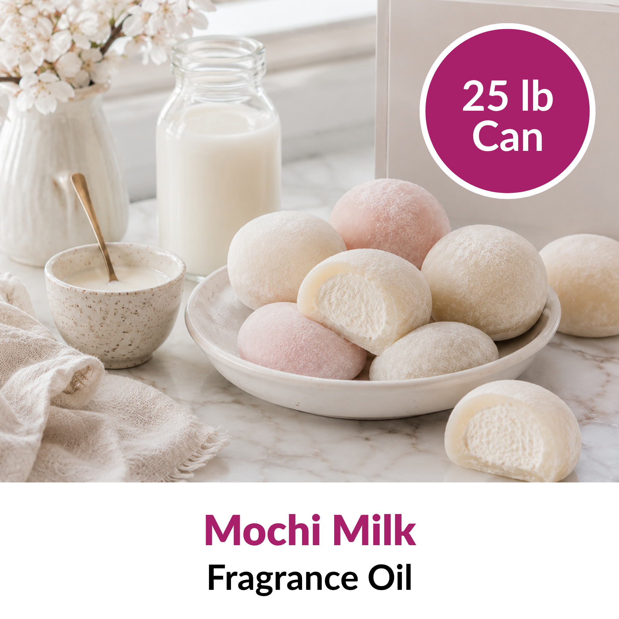 Mochi Milk Fragrance Oil (25 lbs)