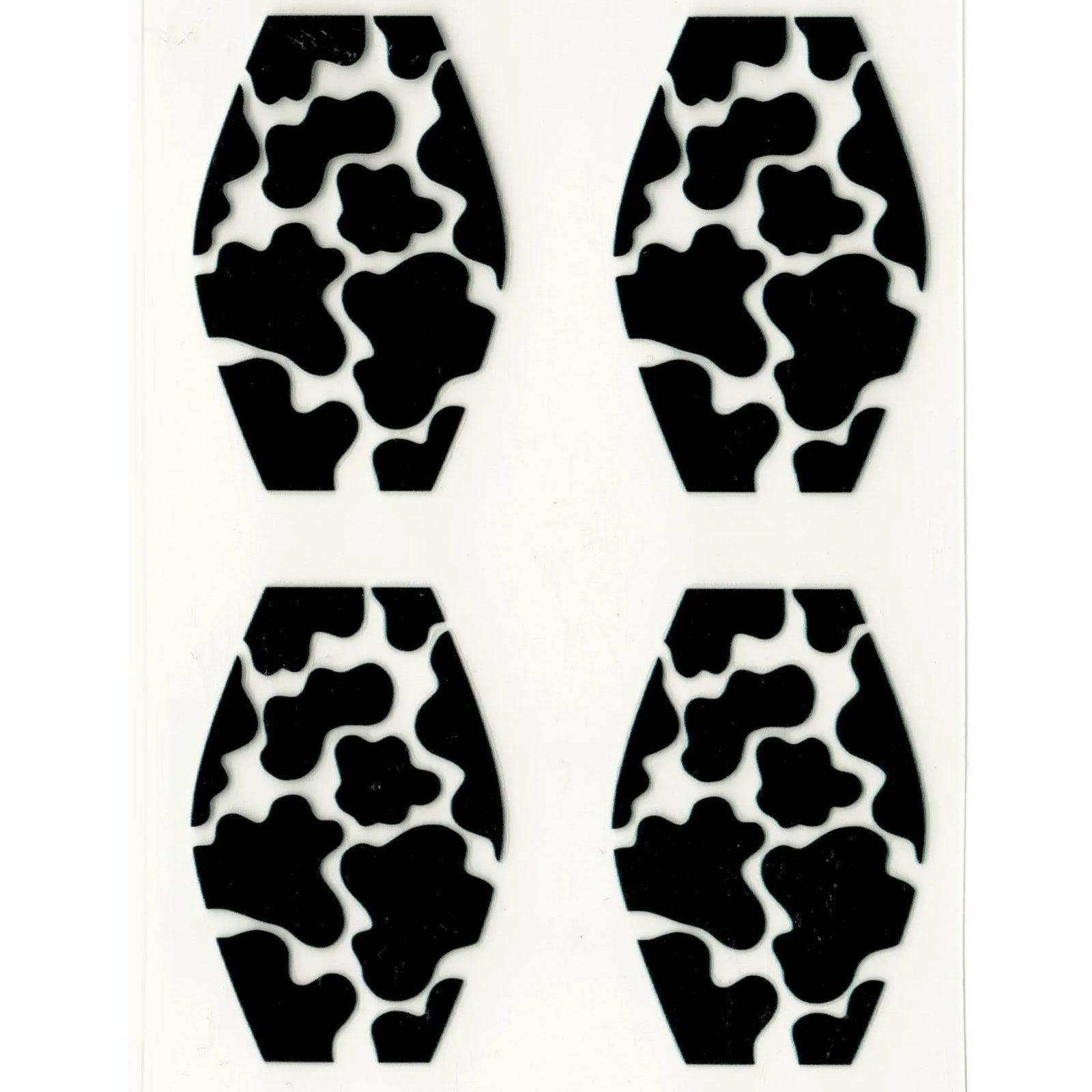 UV DTF Decal - Moo Print (4 Decals) - DIY Craft Warehouse