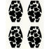 UV DTF Decal - Moo Print (4 Decals) - DIY Craft Warehouse DIY Craft Warehouse