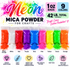 Mica Neon Powder CRAFT GRADE (9 Colors/42 lbs) – 42/CASE