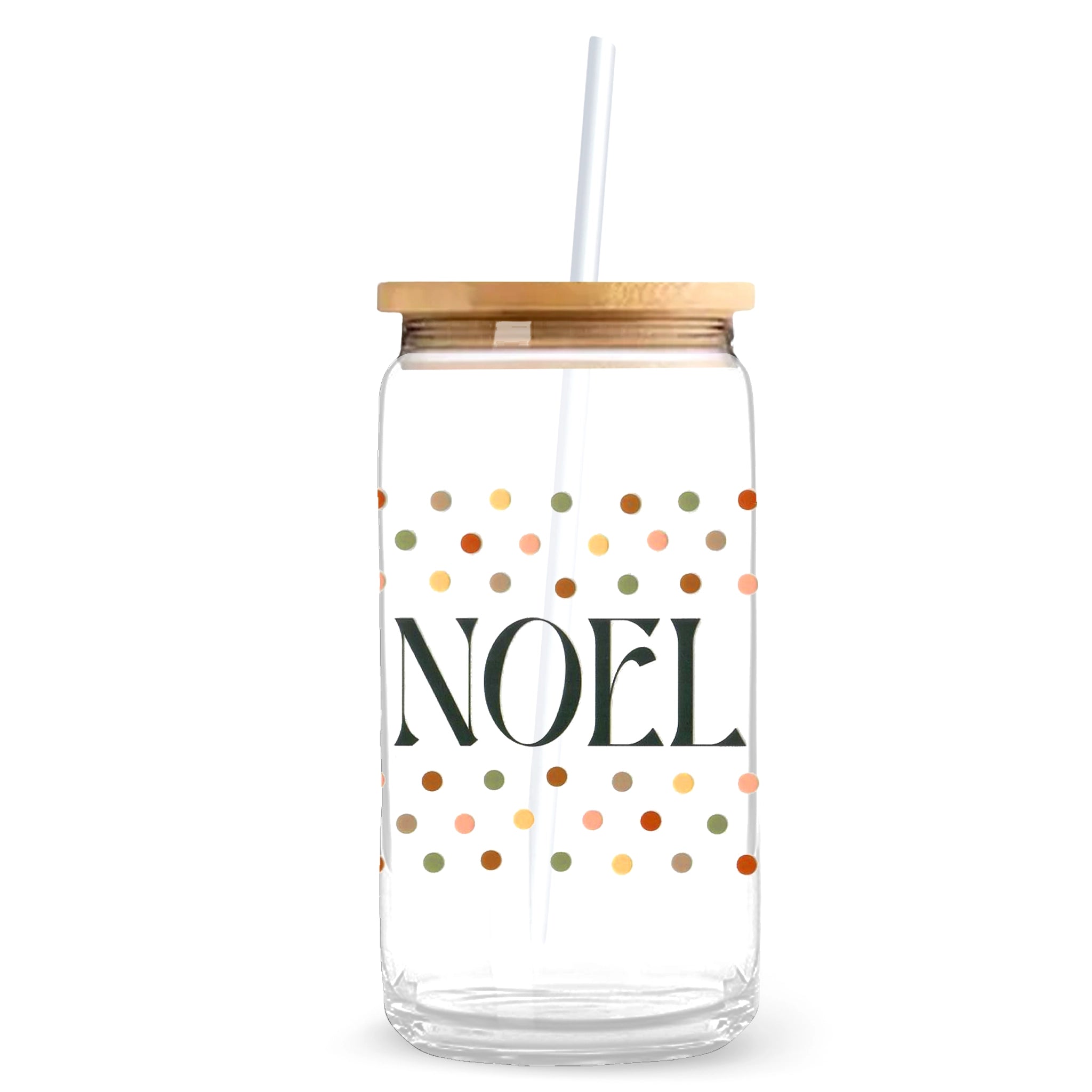 Master Maker Crafts -  UV DTF Decal - Noel Polka Dots 2 Decals 3.5" (Cup NOT Included) | Master Maker Crafts - Wholesale Craft Supplies - Fast Shipping from Ohio DIY Craft Warehouse