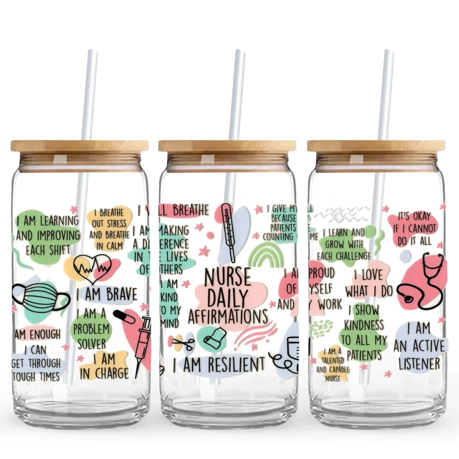 UV DTF Wrap - Nurse Affirmations - DIY Craft Warehouse