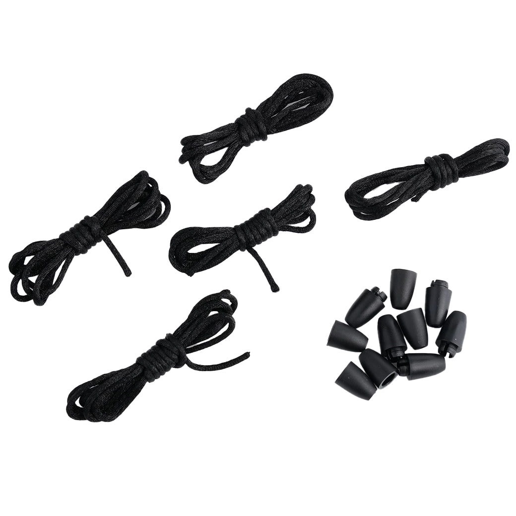 Master Maker Crafts -  Nylon Thread & Breakaway Clasp - Black (5 Sets) | Master Maker Crafts - Wholesale Craft Supplies - Fast Shipping from Ohio