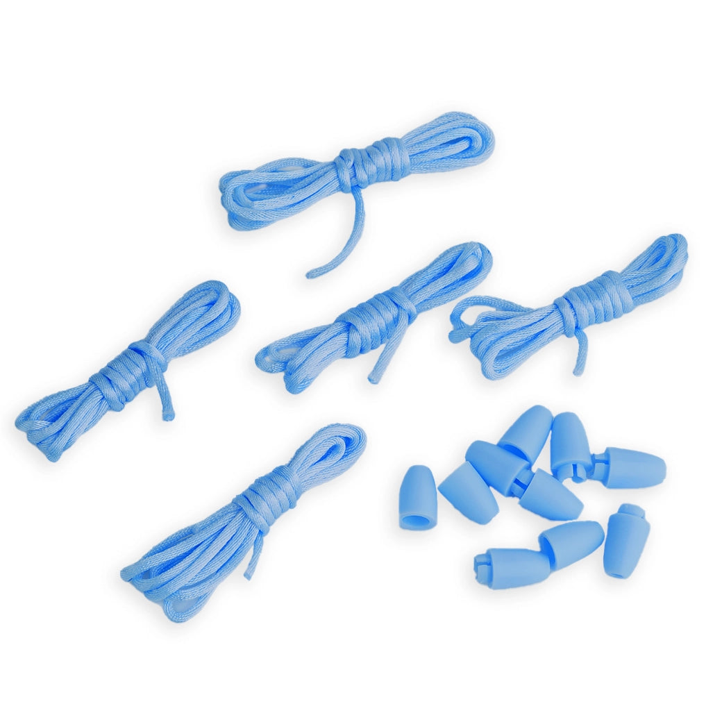 Master Maker Crafts -  Nylon Thread & Breakaway Clasp - Blue (5 Sets) | Master Maker Crafts - Wholesale Craft Supplies - Fast Shipping from Ohio DIY Craft Warehouse