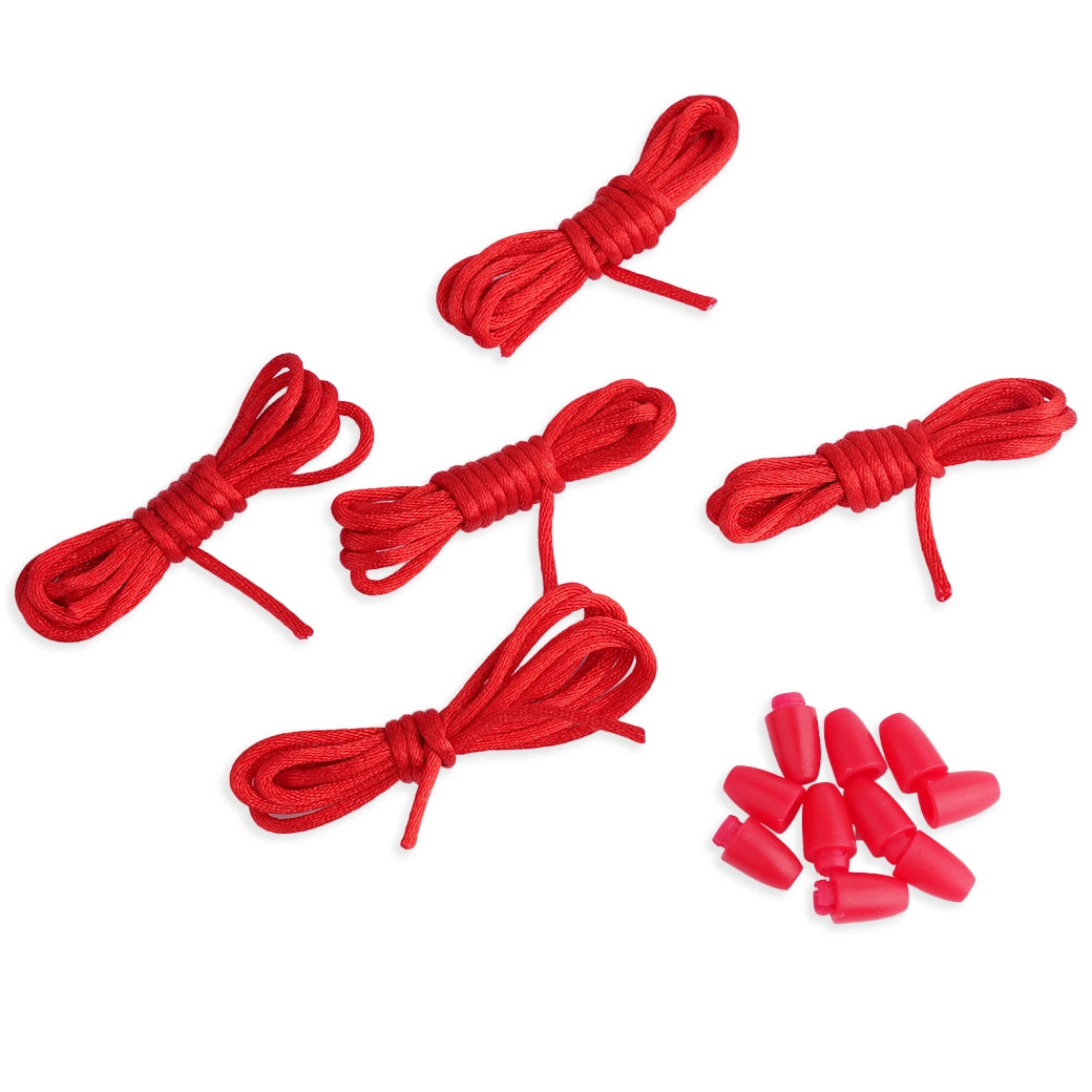 Master Maker Crafts -  Nylon Thread & Breakaway Clasp - Red (5 Sets) | Master Maker Crafts - Wholesale Craft Supplies - Fast Shipping from Ohio DIY Craft Warehouse