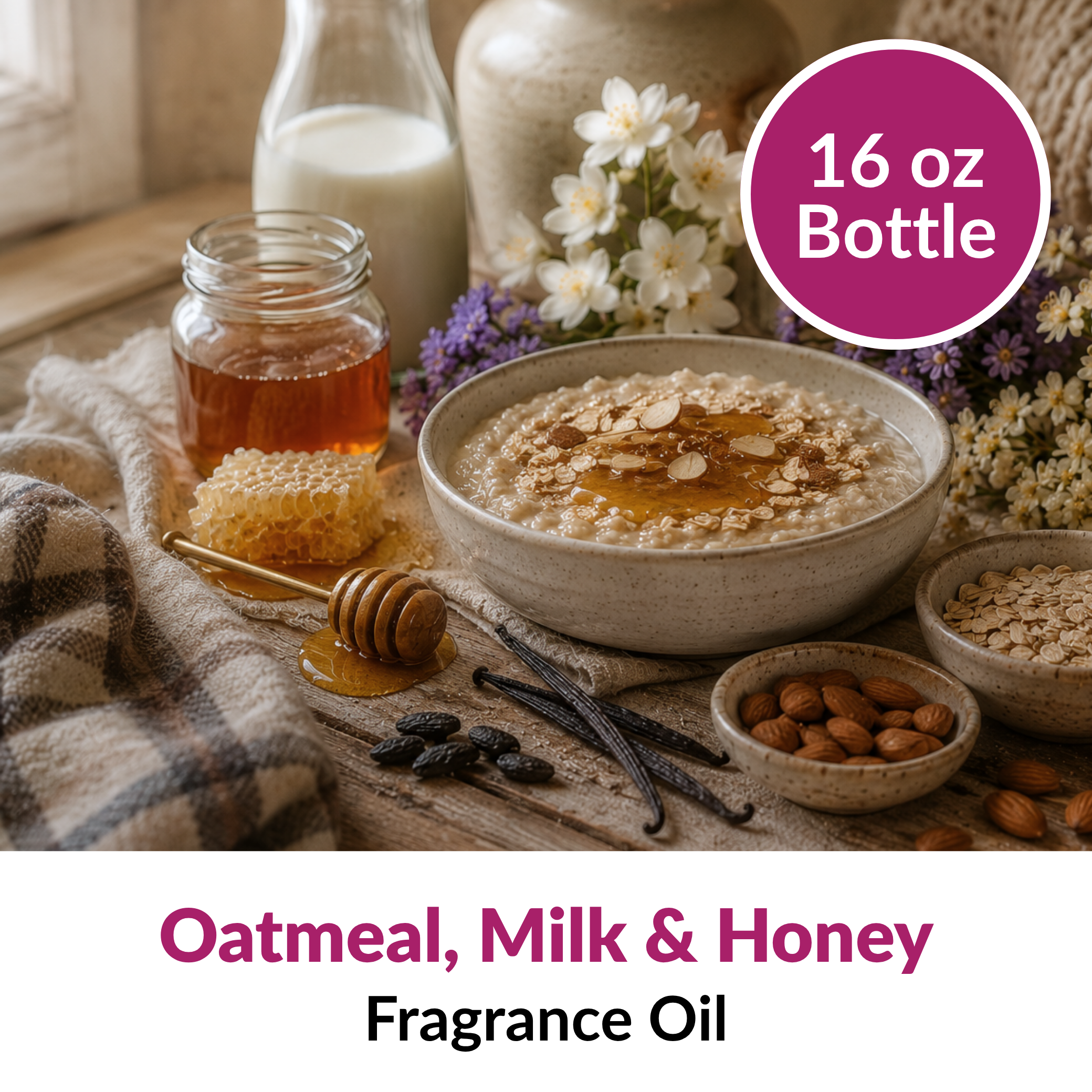 Oatmeal Milk Honey Fragrance Oil (16 oz)