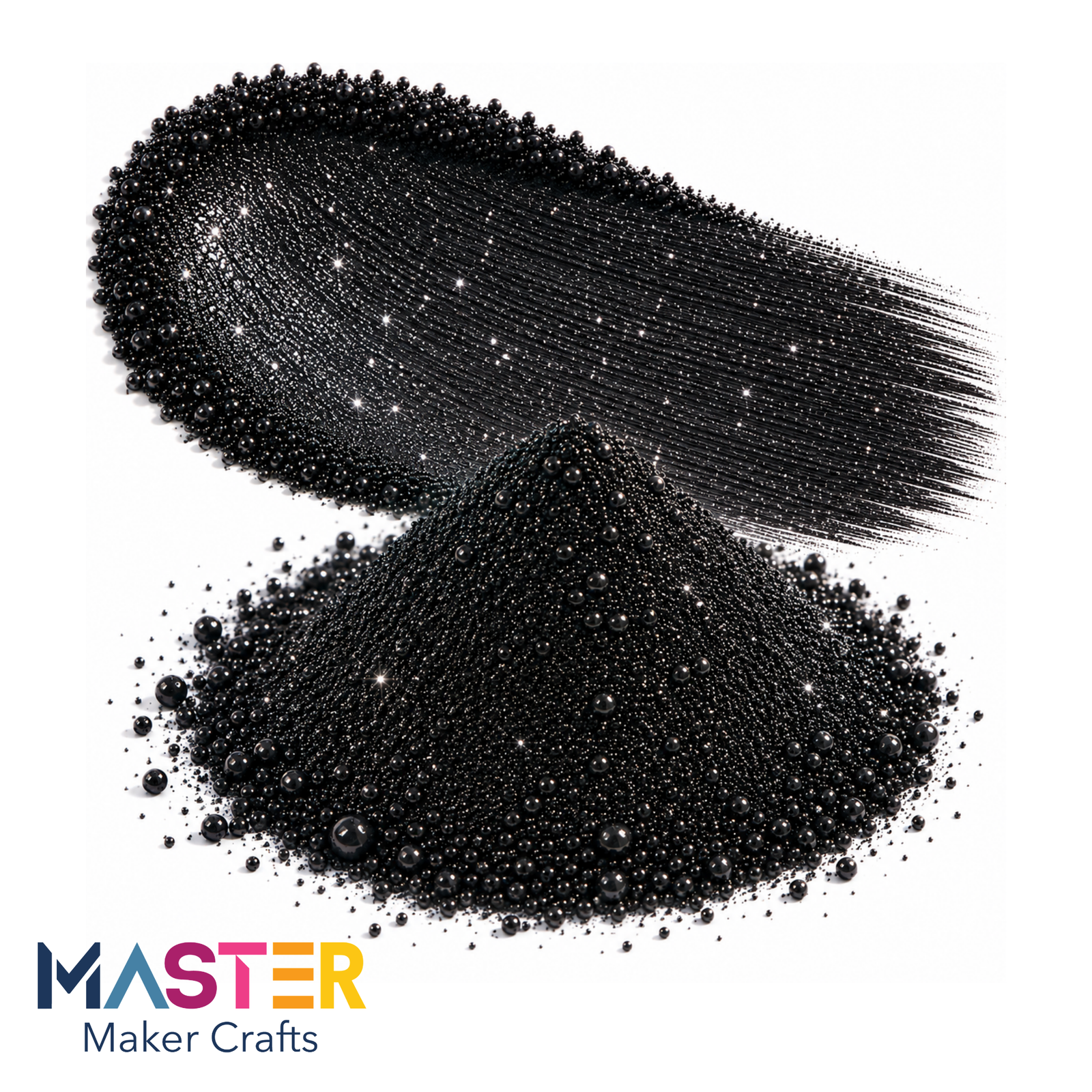 Onyx Black Mica Powder (4 oz Bag)