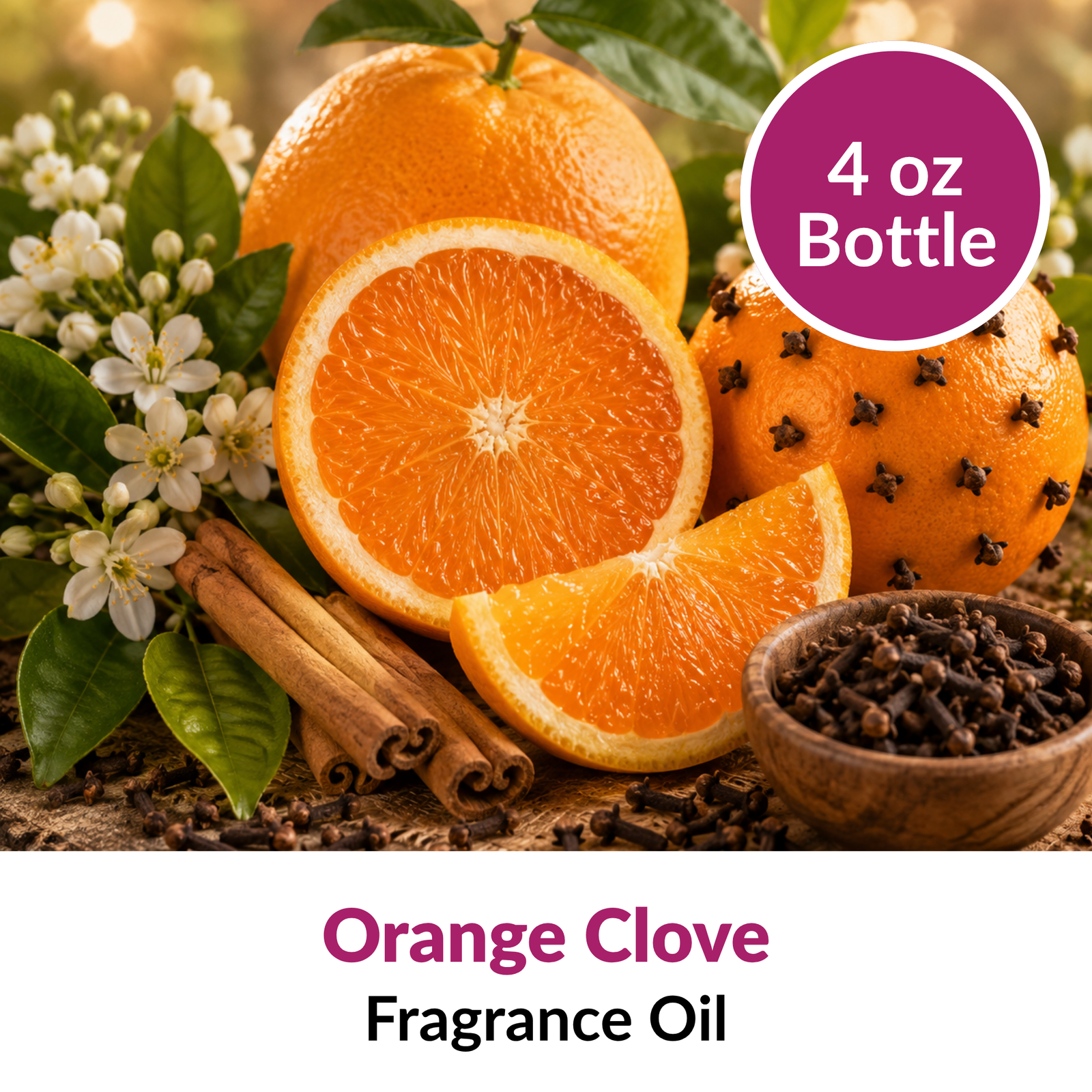 Orange Clove Fragrance Oil (4 oz)