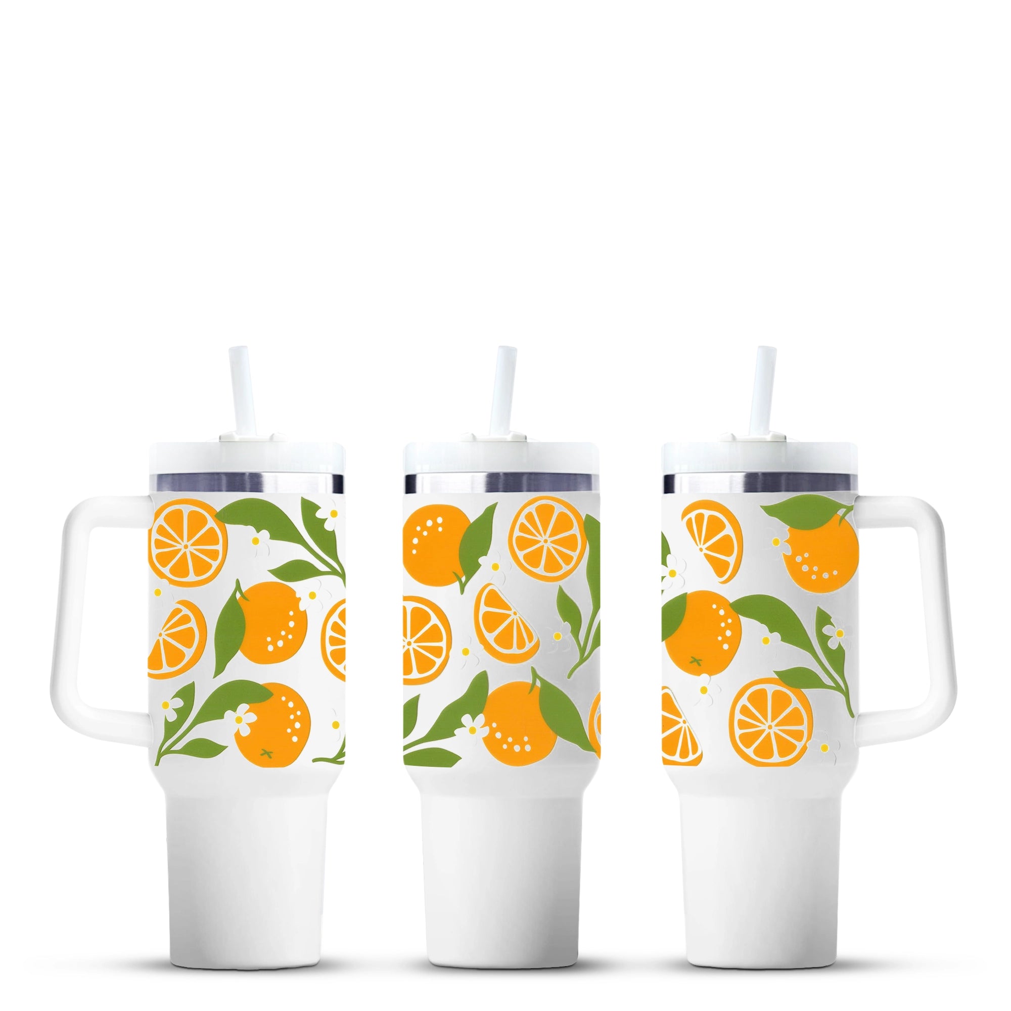 Orange leaves print tumblers, Master Maker Crafts, wholesale craft supplies, fast shipping Ohio DIY Craft Warehouse
