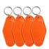 Retro Motel Keychain with Silver Ring - Orange - DIY Craft Warehouse DIY Craft Warehouse