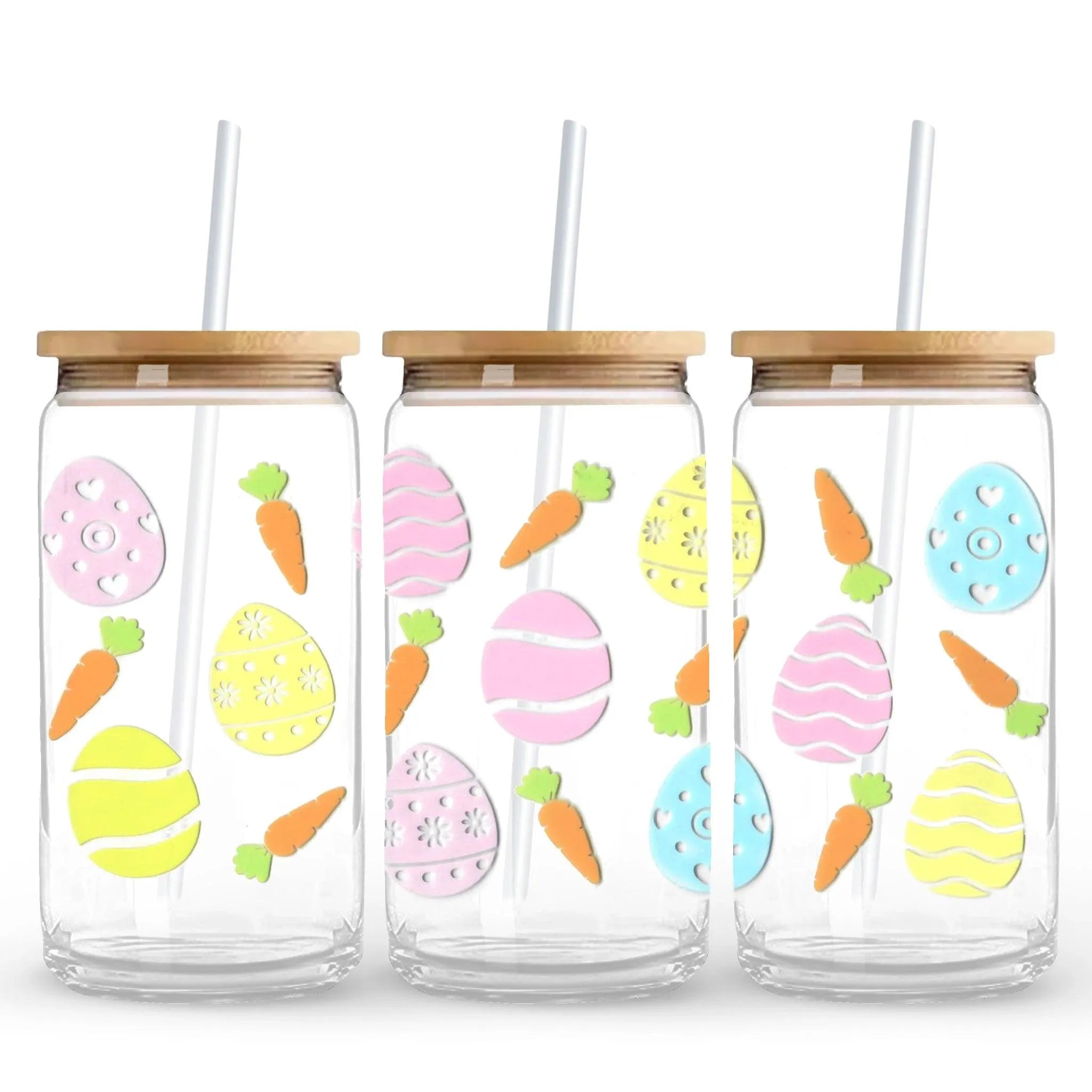 UV DTF Wrap - Pastel Easter Eggs & Carrots - DIY Craft Warehouse DIY Craft Warehouse