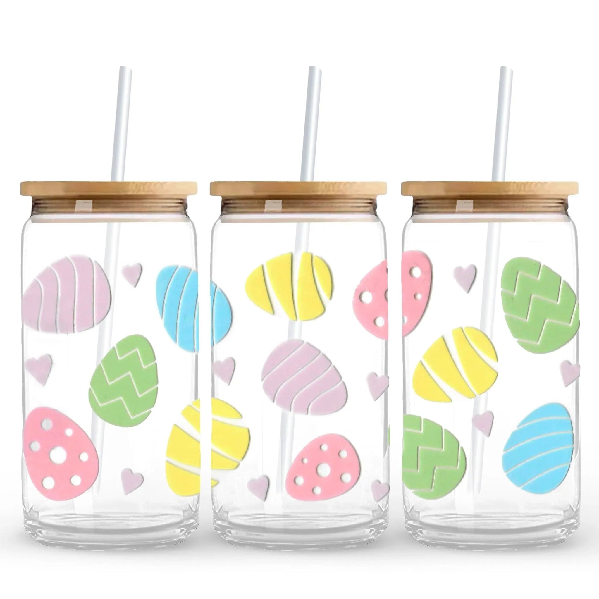 UV DTF Wrap - Pastel Easter Eggs & Hearts - DIY Craft Warehouse DIY Craft Warehouse