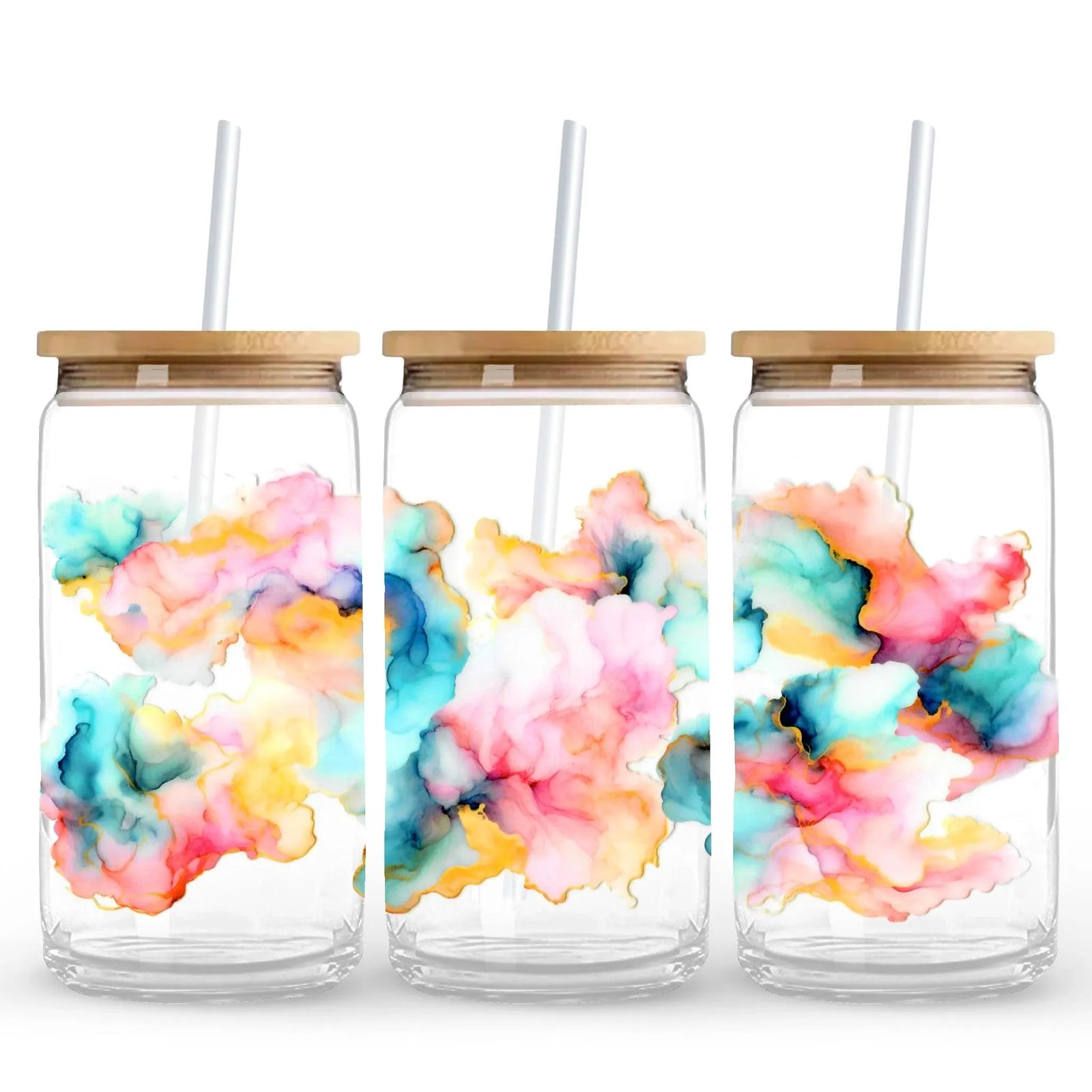 UV DTF Wrap - Pastel Watercolor - DIY Craft Warehouse