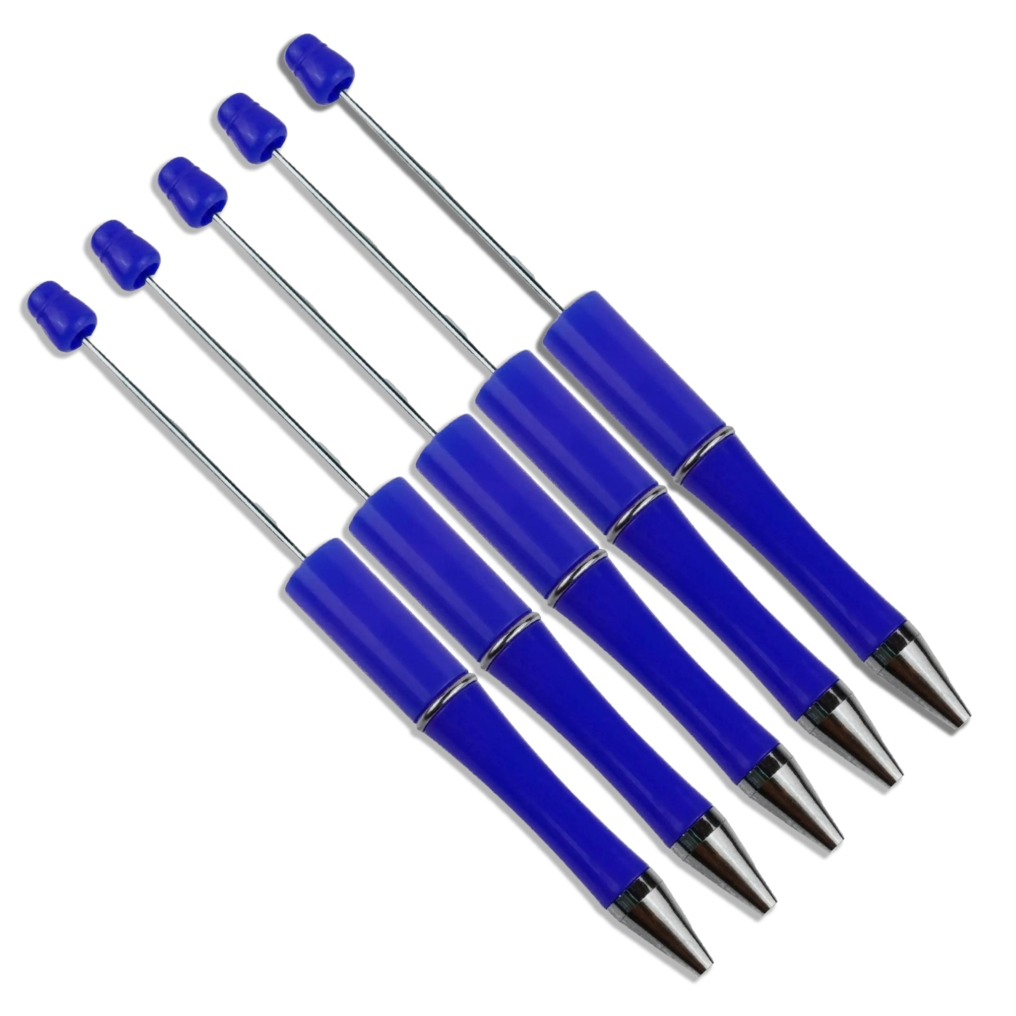Pen Bead-Able - Blue (5 Pens) - DIY Craft Warehouse DIY Craft Warehouse