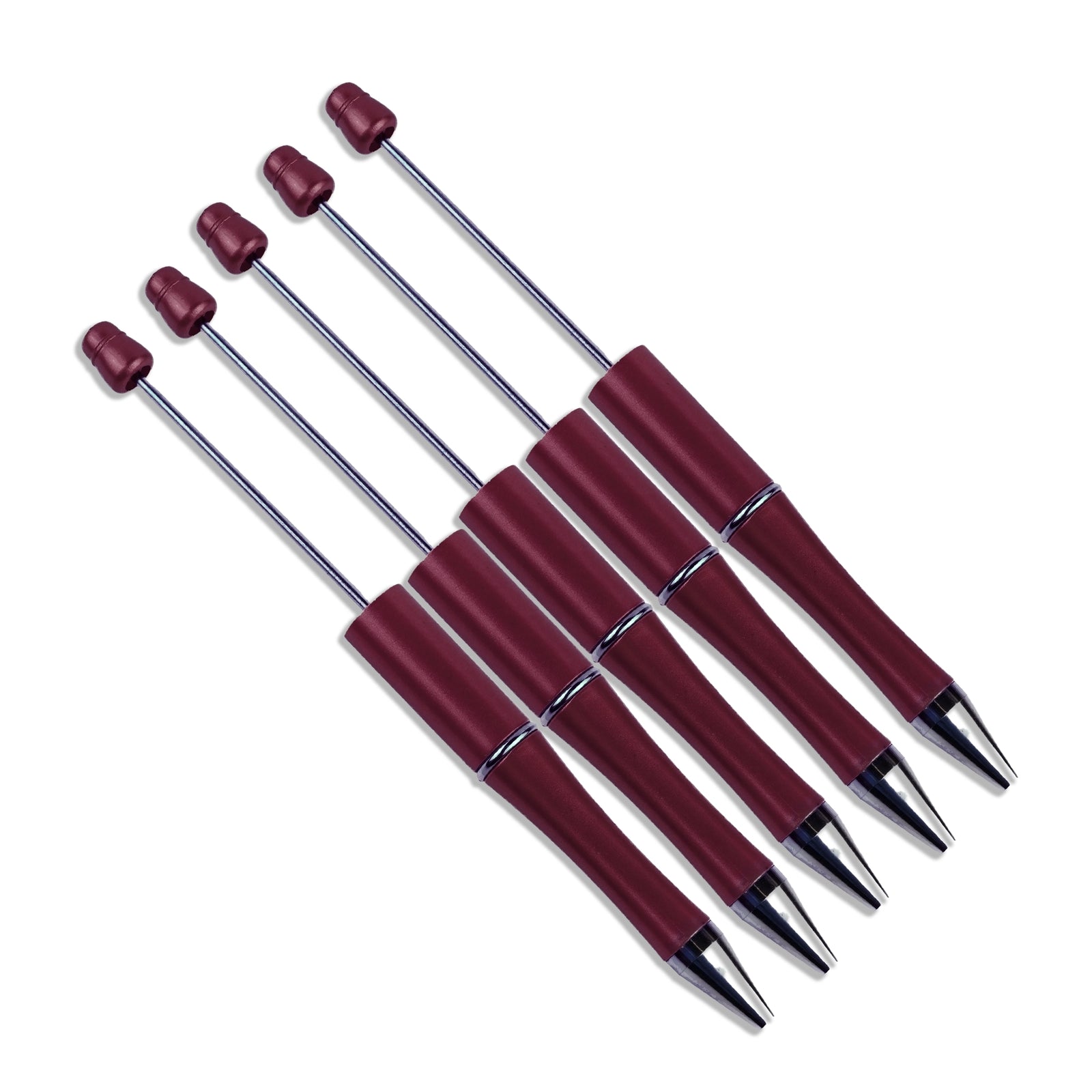 Pen Bead-Able - Burgundy (5 Pens) - DIY Craft Warehouse