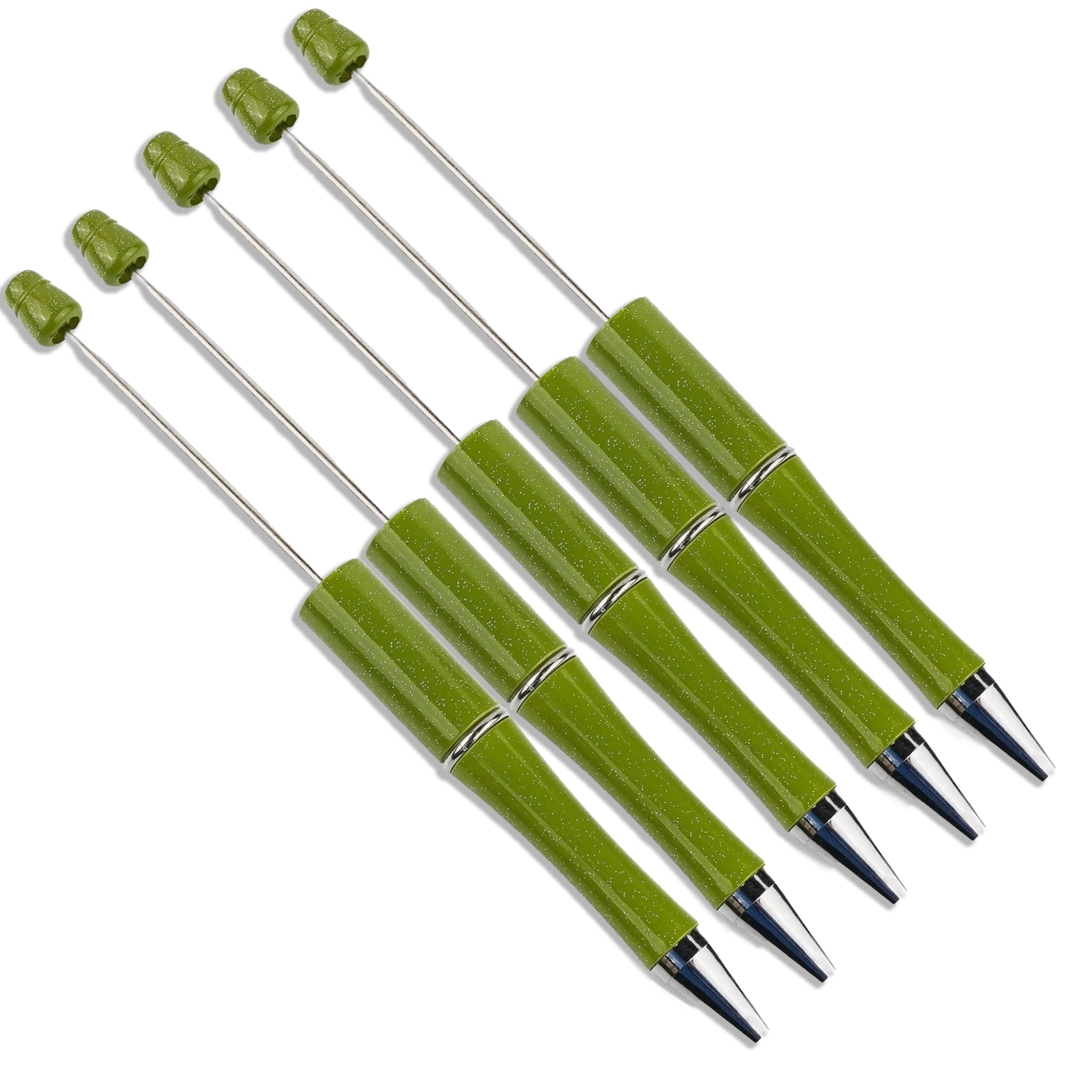 Pen Bead-Able - Green (5 Pens) - DIY Craft Warehouse DIY Craft Warehouse