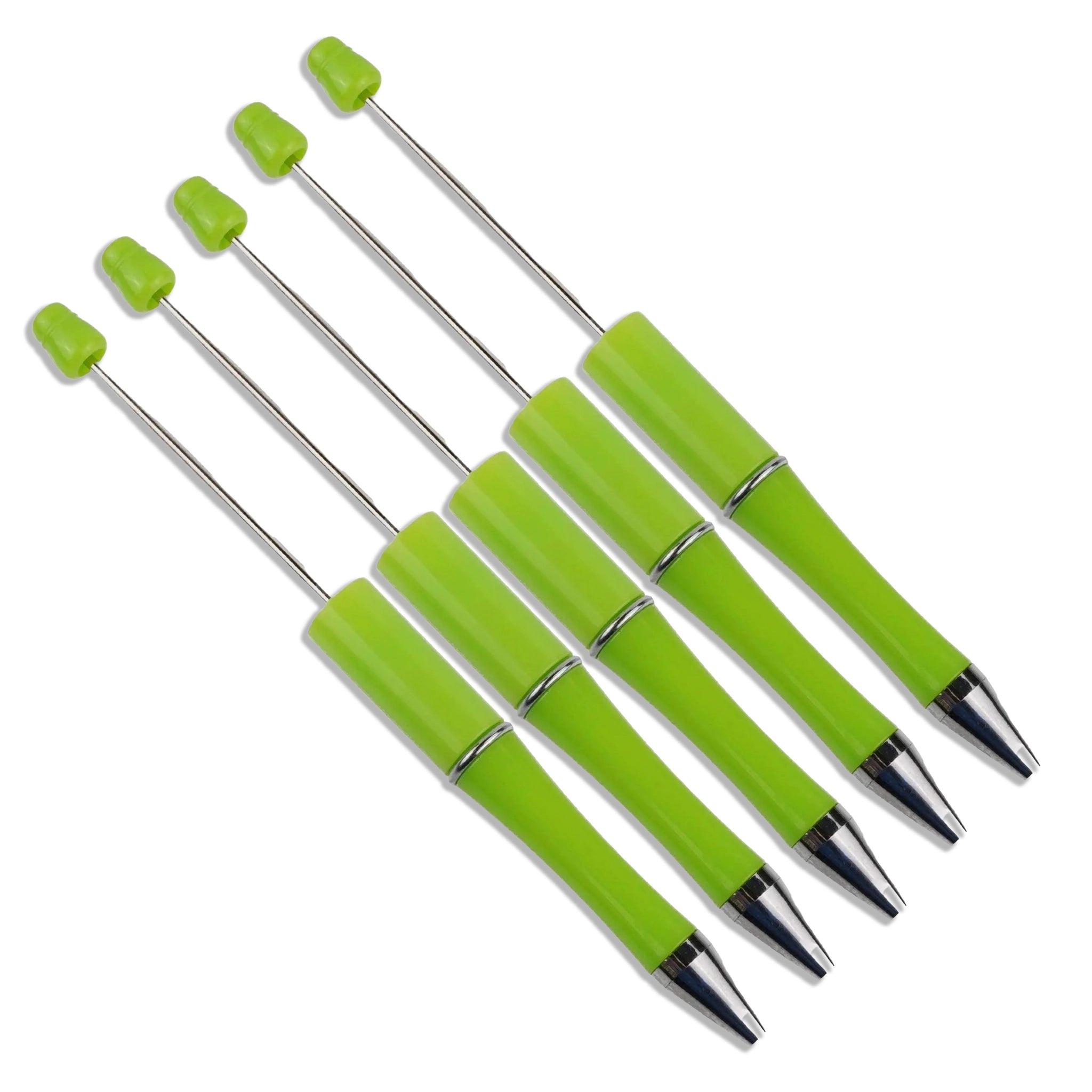 Pen Bead-Able - Lime (5 Pens) - DIY Craft Warehouse DIY Craft Warehouse