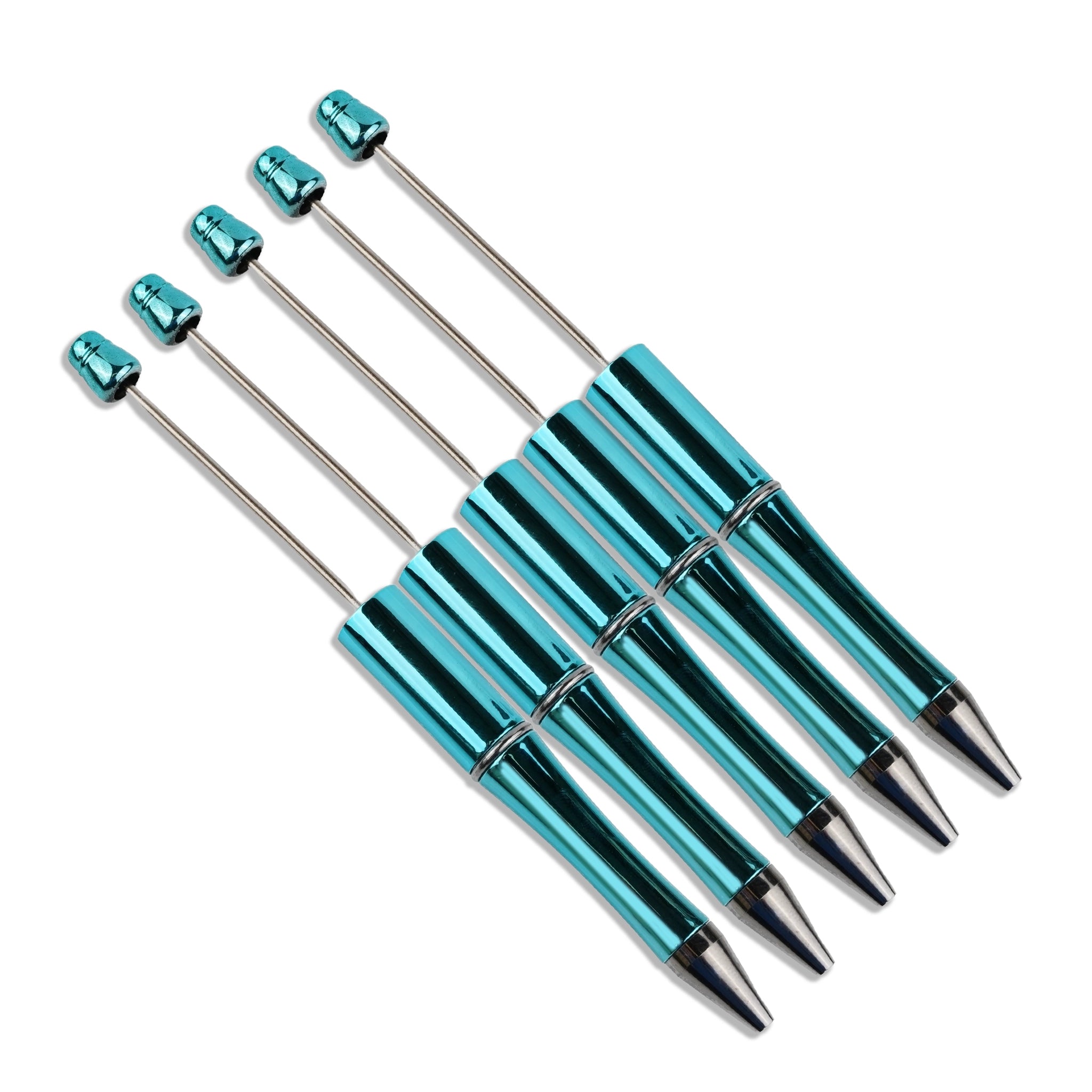 Pen Bead-Able - Metallic Blue (5 Pens) - DIY Craft Warehouse DIY Craft Warehouse