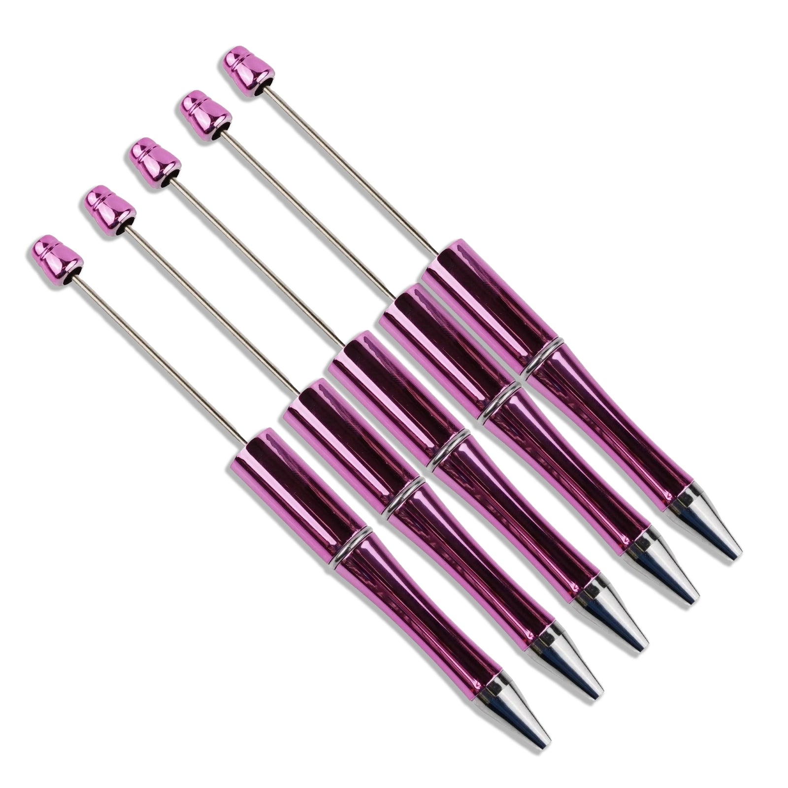 Pen Bead-Able - Metallic Fuchsia (5 Pens) - DIY Craft Warehouse