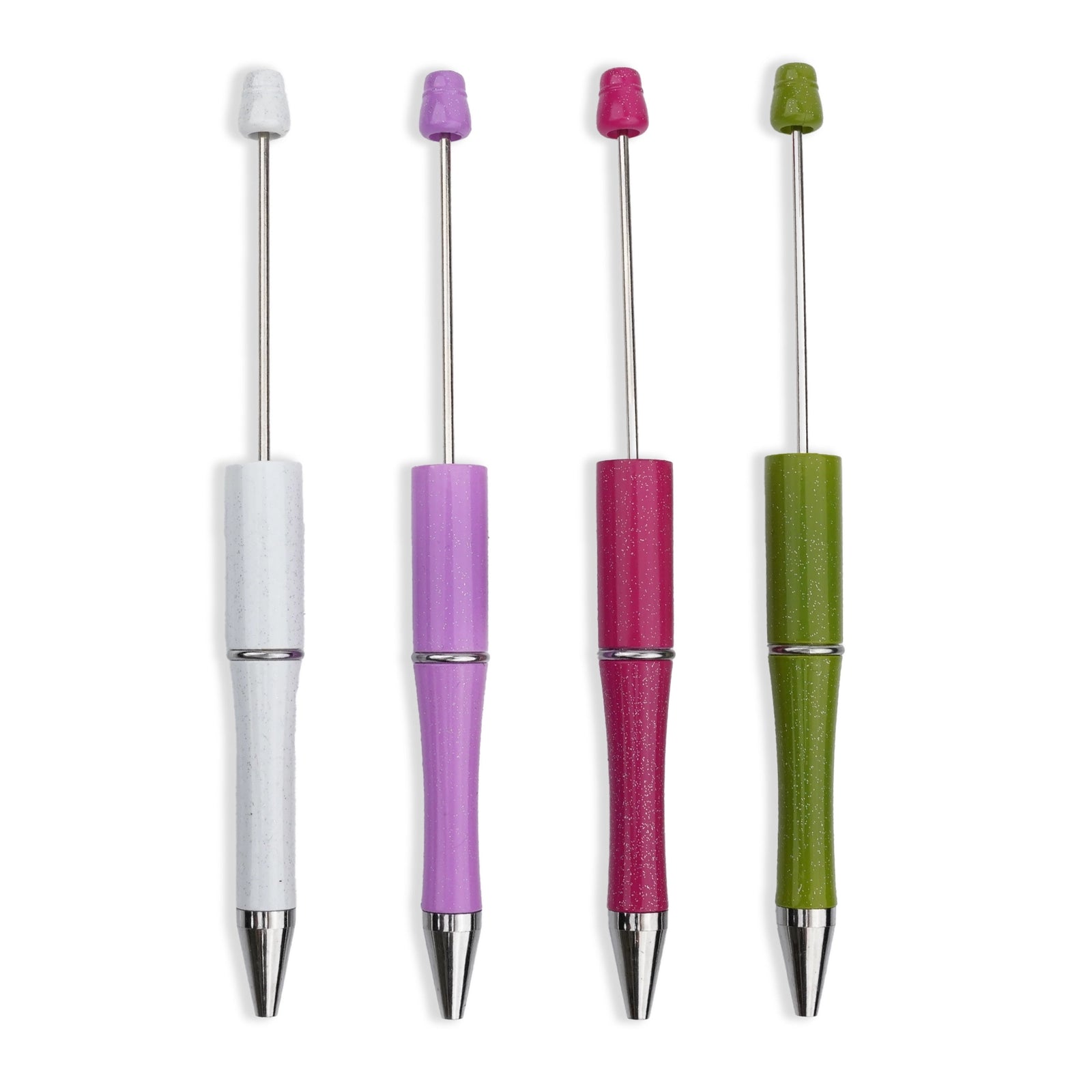 Master Maker Crafts -  Pen Beadable - White (5 Pens)