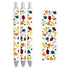 Master Maker Crafts -  UV DTF Pen Wrap Only - Harvest Leaves 5 Decals 4.25" x 1.25" (Pen NOT Inclued) | Master Maker Crafts - Wholesale Craft Supplies - Fast Shipping from Ohio DIY Craft Warehouse